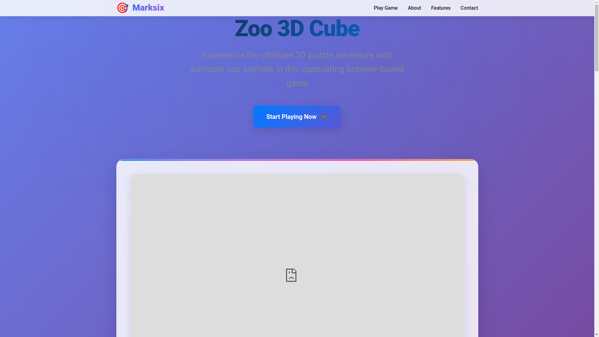 website screenshot of https://marksix-zoo-3dcube-site.pages.dev/