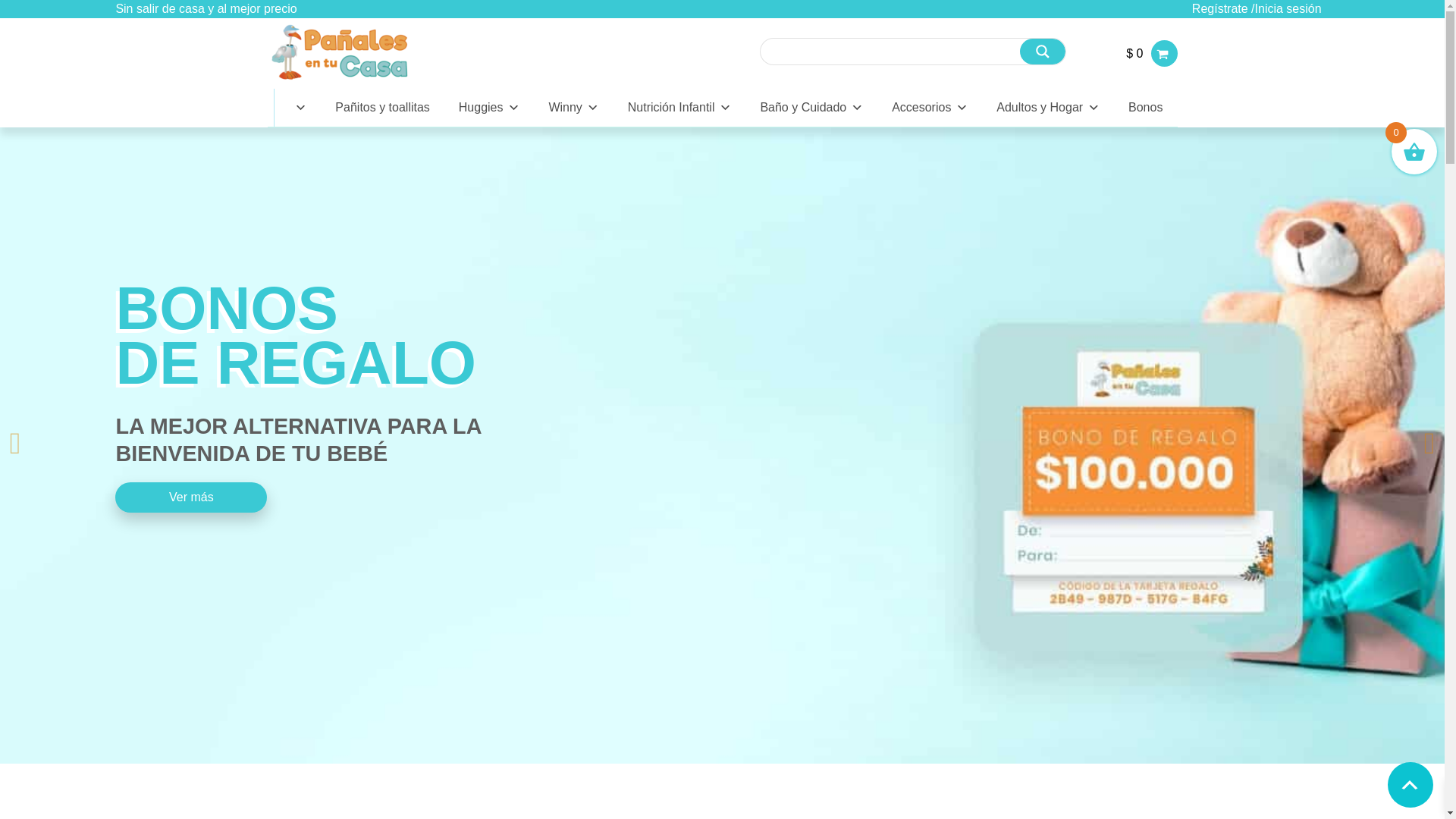 website screenshot of https://panalesentucasa.com/