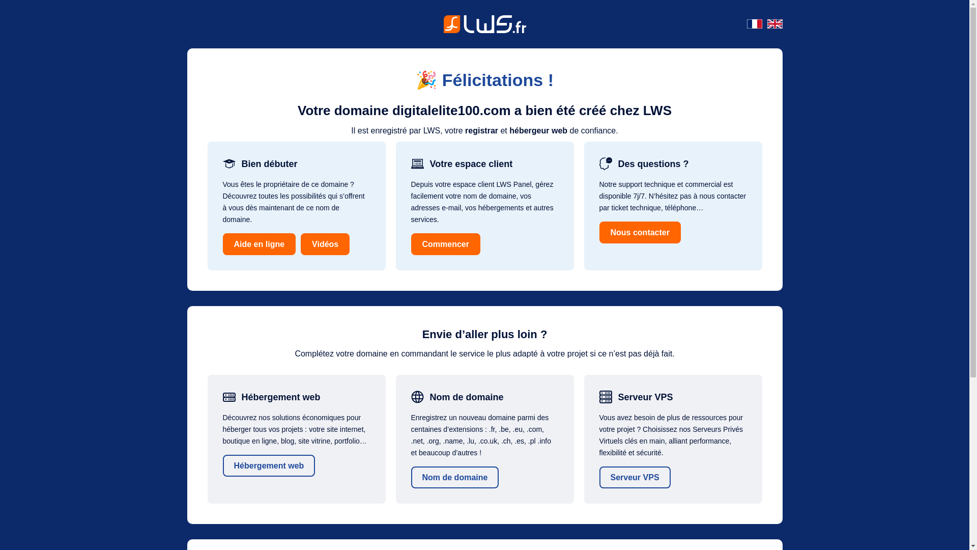 website screenshot of https://digitalelite100.com/