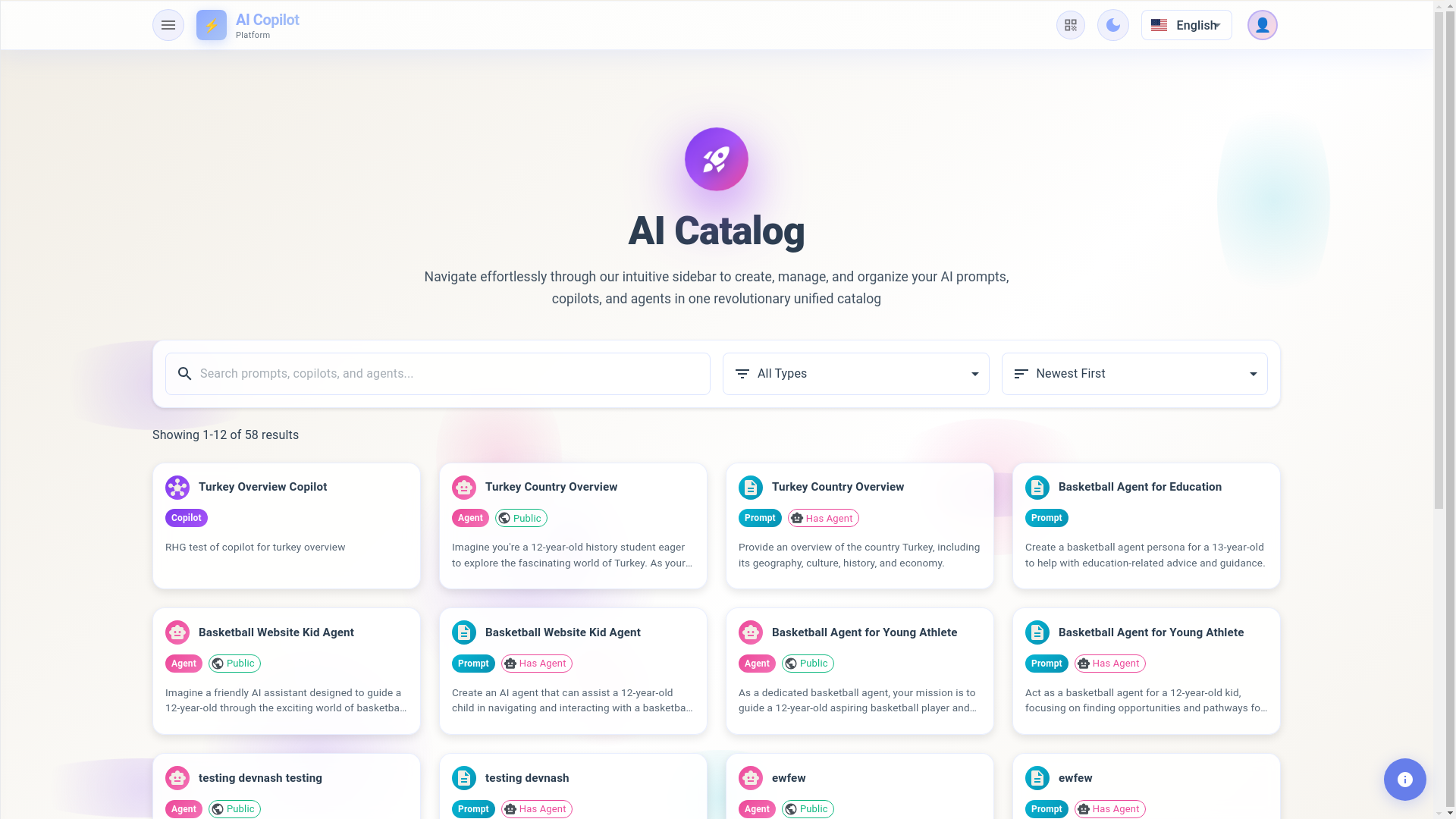 website screenshot of https://buildacopilot.ai/