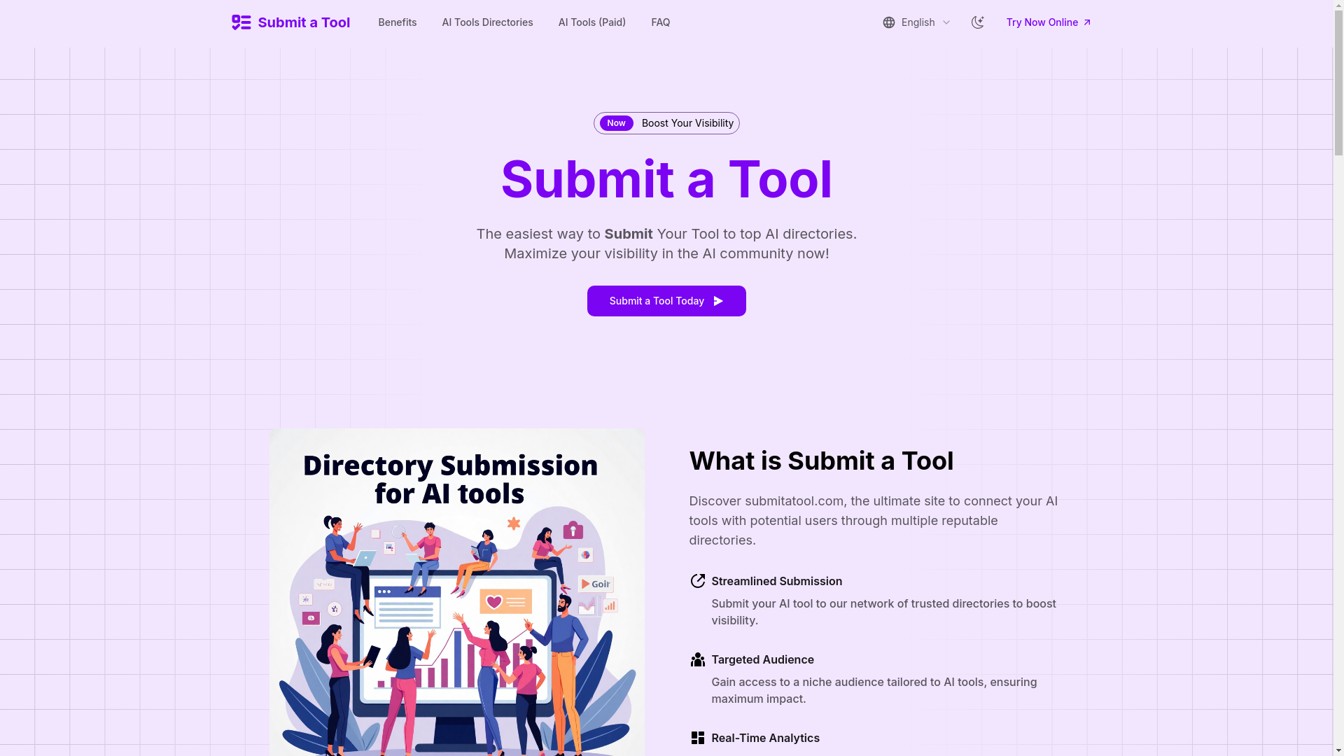 website screenshot of https://submitatool-com.pages.dev/