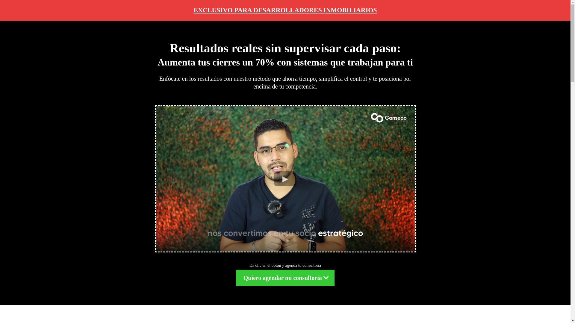 website screenshot of https://agenciacanseco.com/