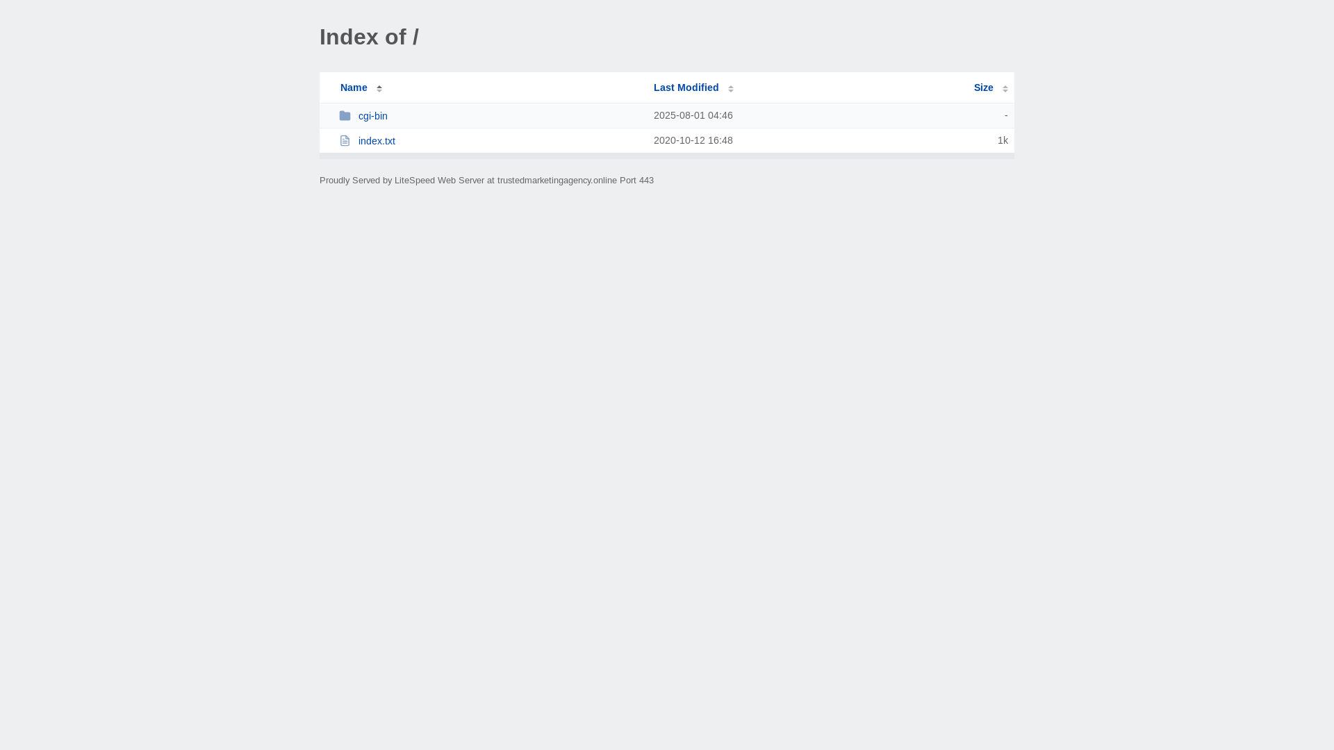 website screenshot of https://trustedmarketingagency.online/