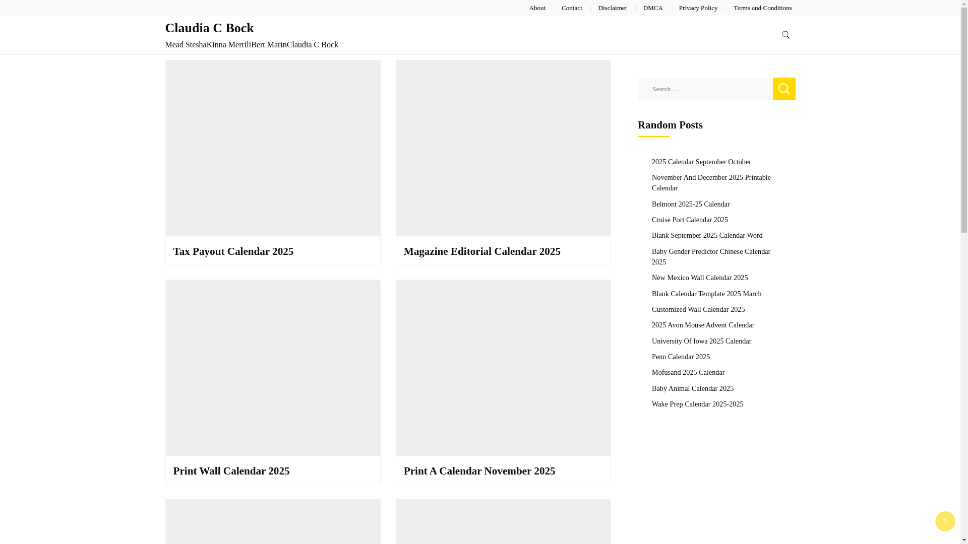 website screenshot of https://claudiacbock.pages.dev/