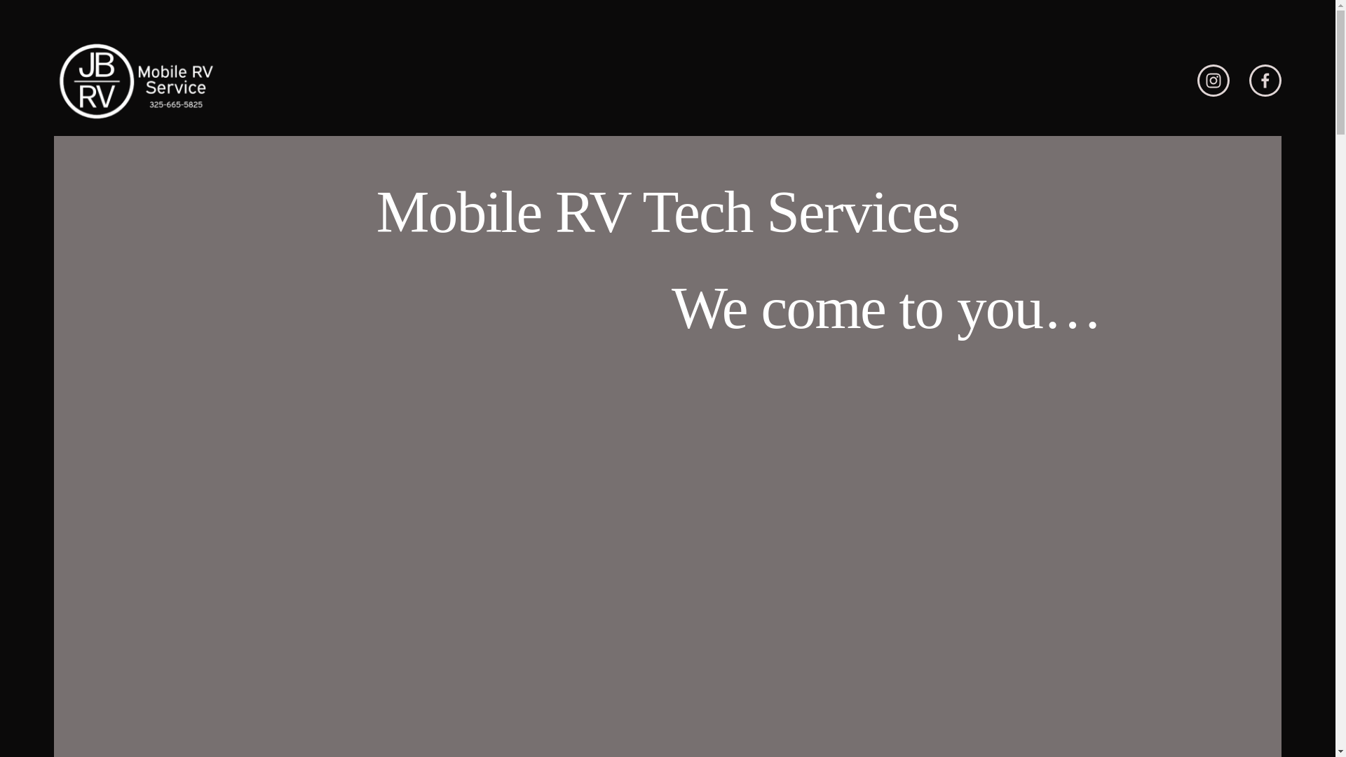 website screenshot of https://jtrvmobileservice.com/