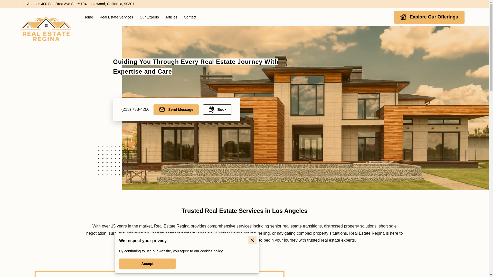 website screenshot of https://realestate-regina.com/