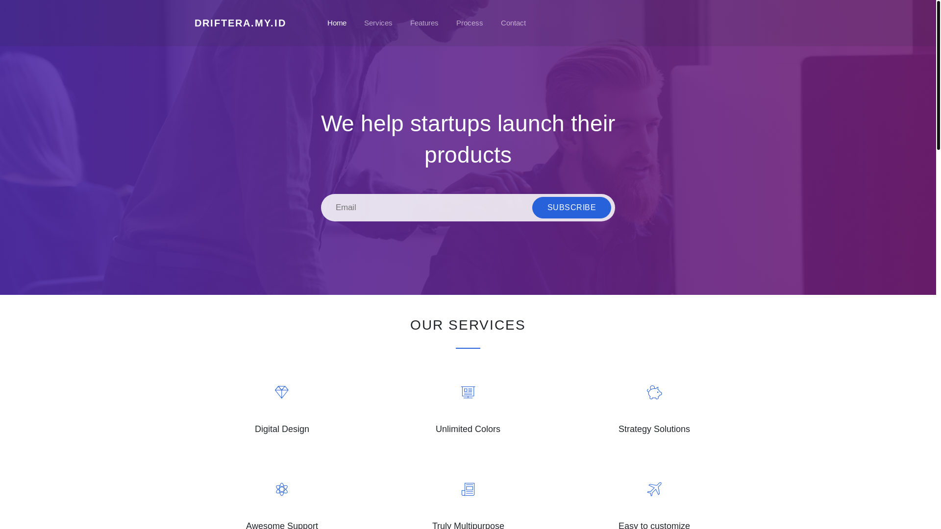 website screenshot of https://driftera.my.id/