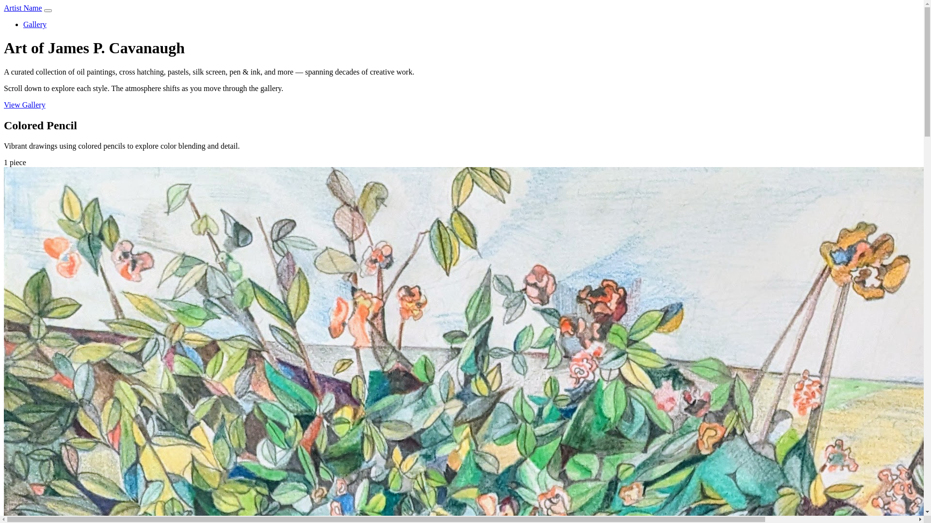 website screenshot of https://cavagraphics-art.pages.dev/