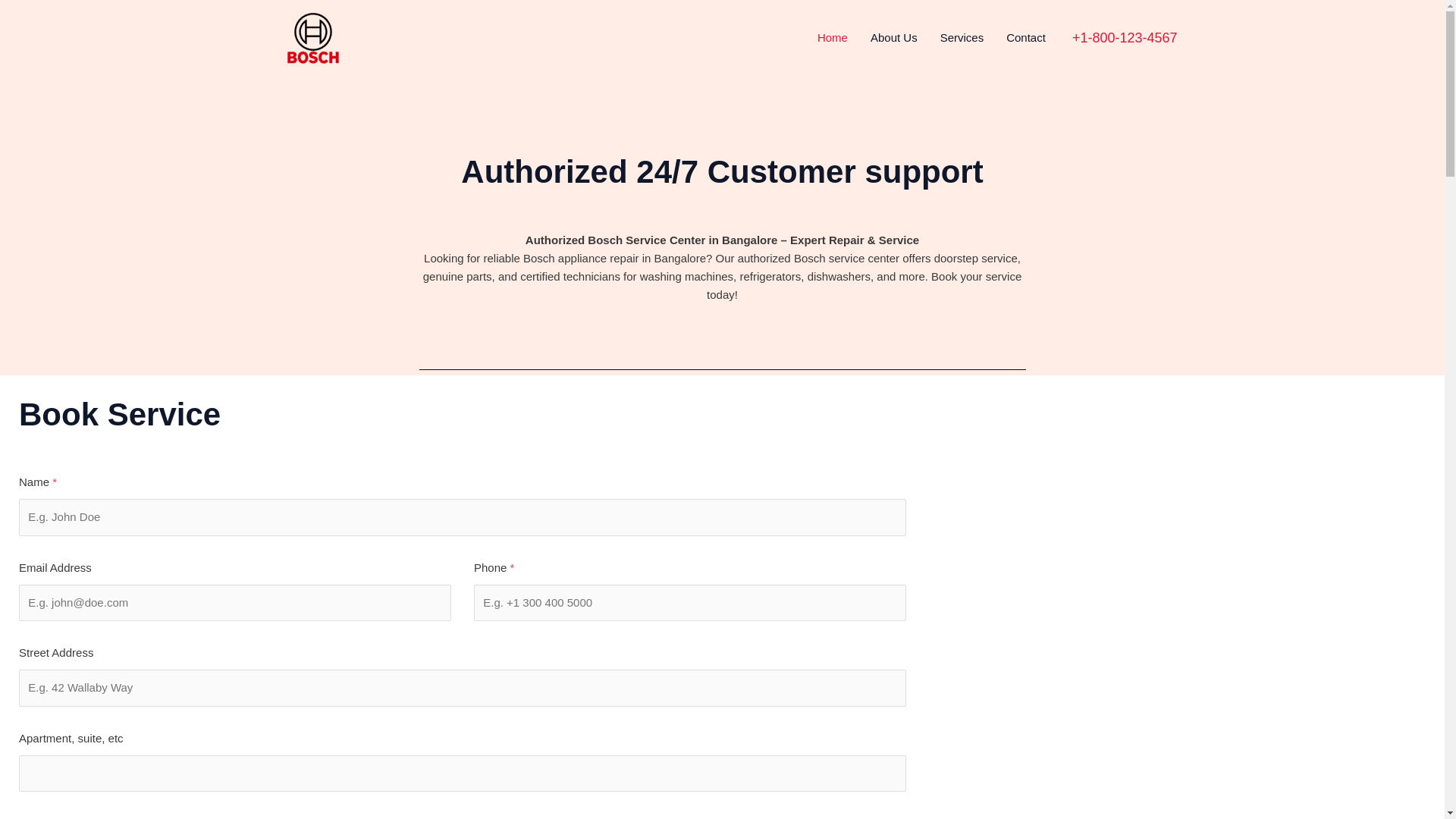 website screenshot of https://authorizedcenter.in/