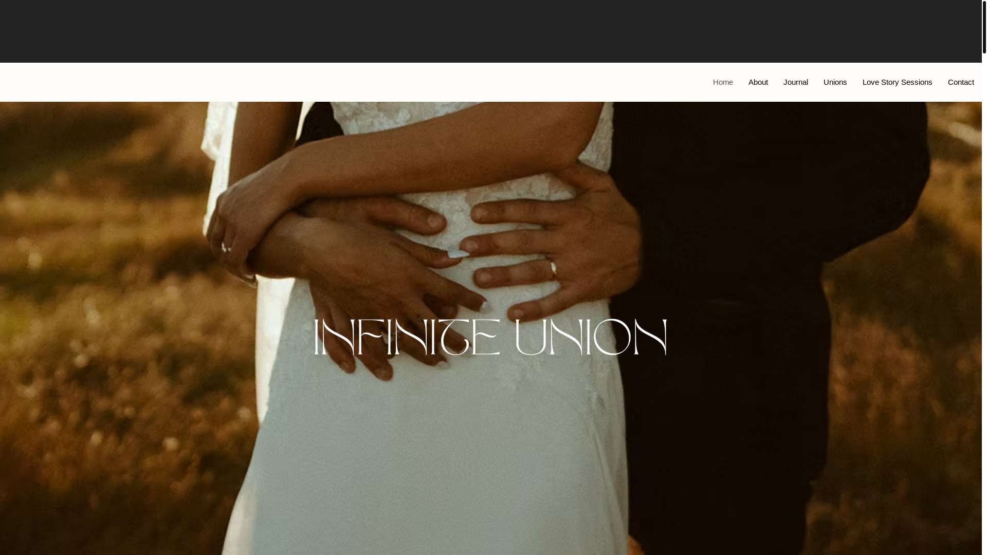 website screenshot of https://infiniteunionstudio.com/