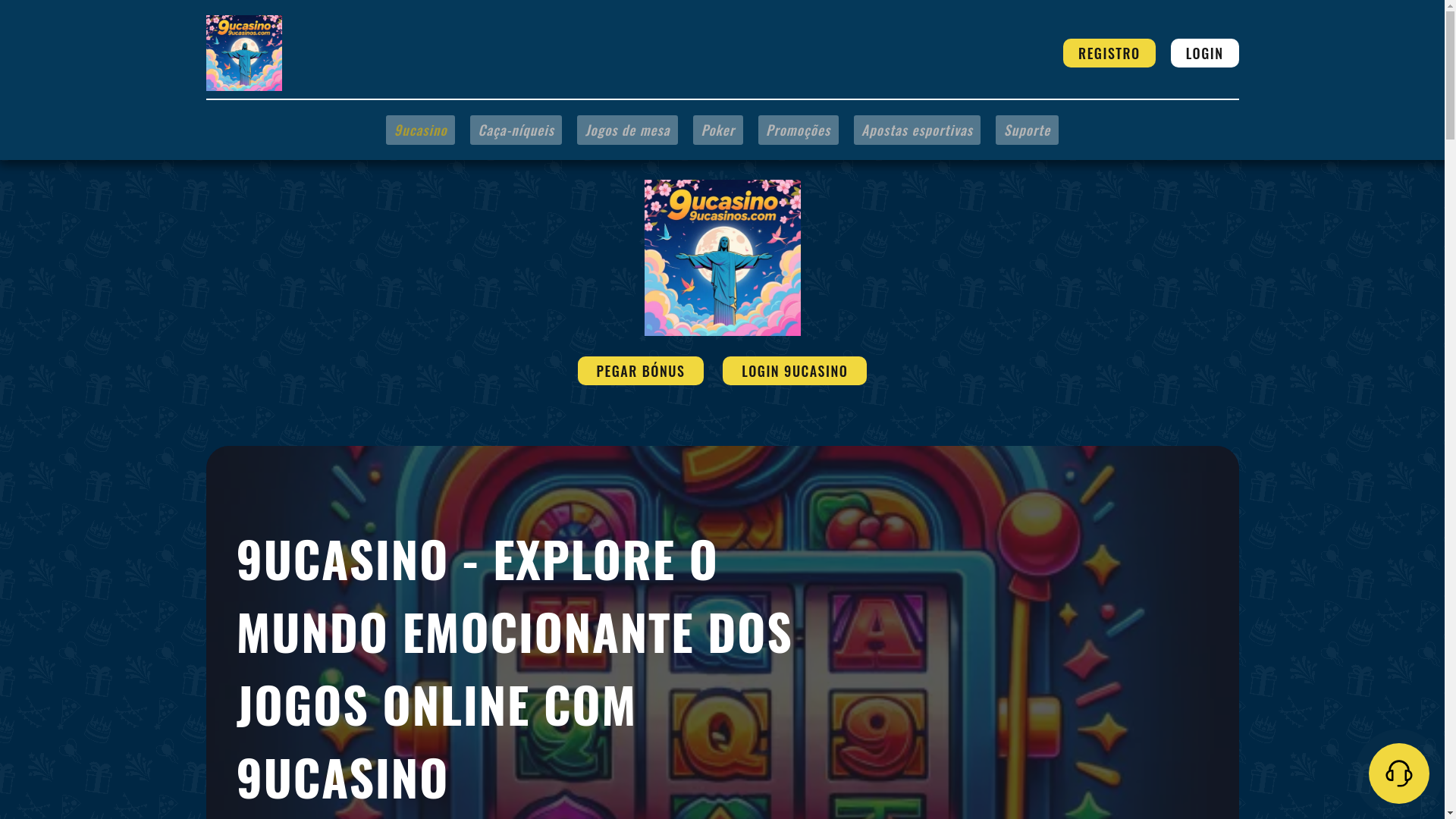 website screenshot of https://9ucasinos.com/