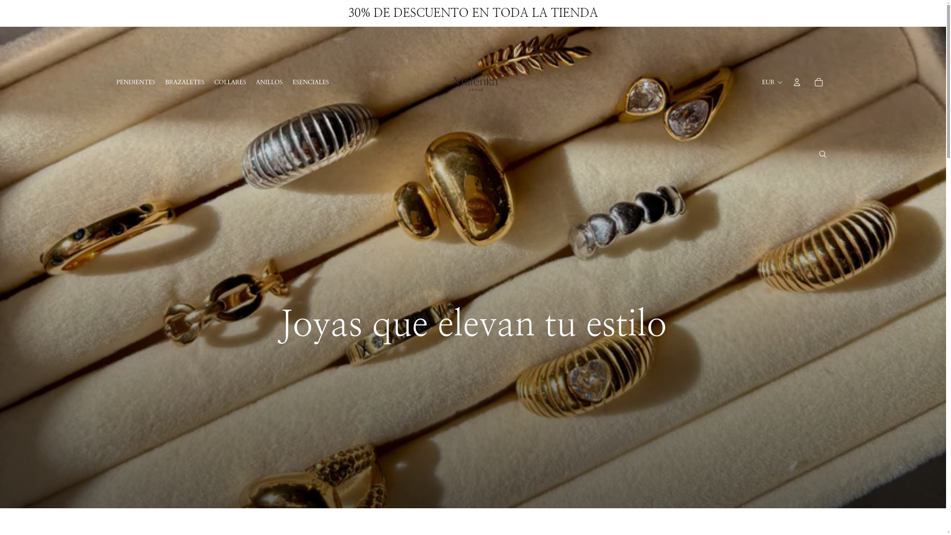 website screenshot of https://malenka.es/