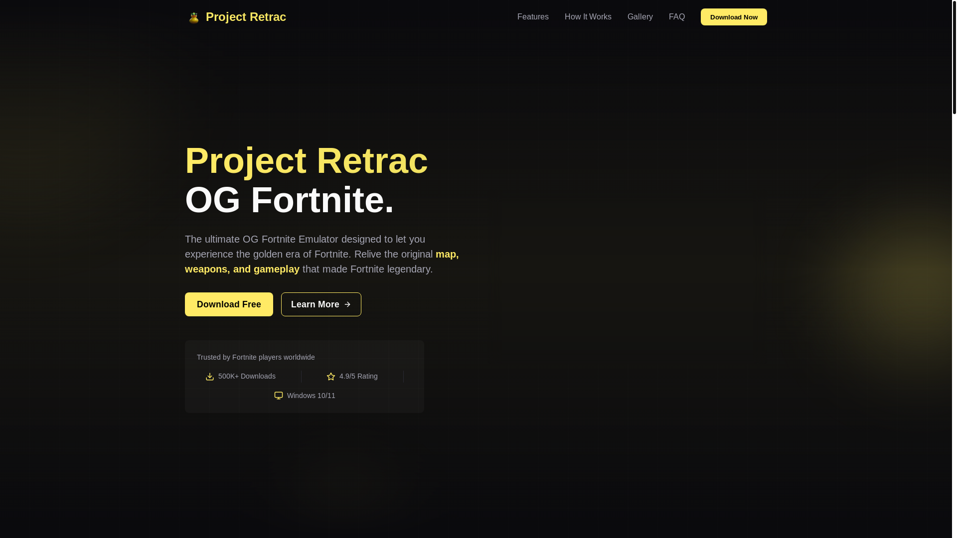 website screenshot of https://www.projectretrac.com/