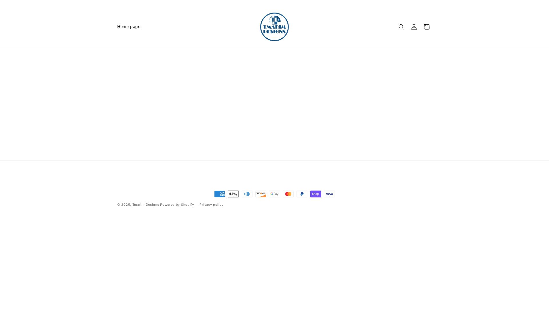 website screenshot of https://tmarimdesigns.com/