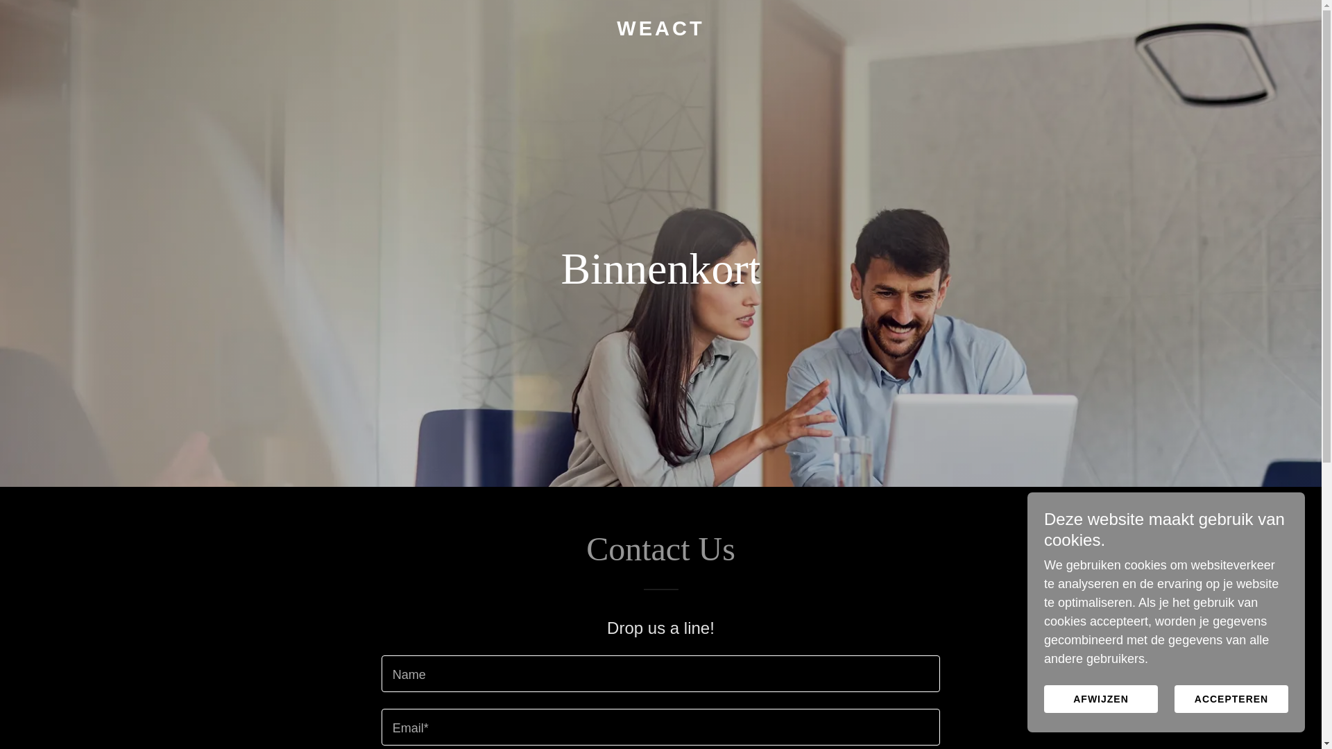 website screenshot of https://we-act.co.za/