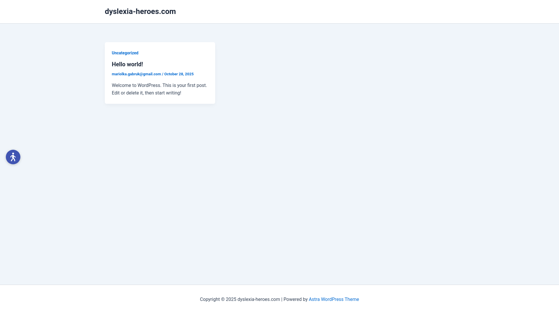 website screenshot of https://dyslexia-heroes.com/