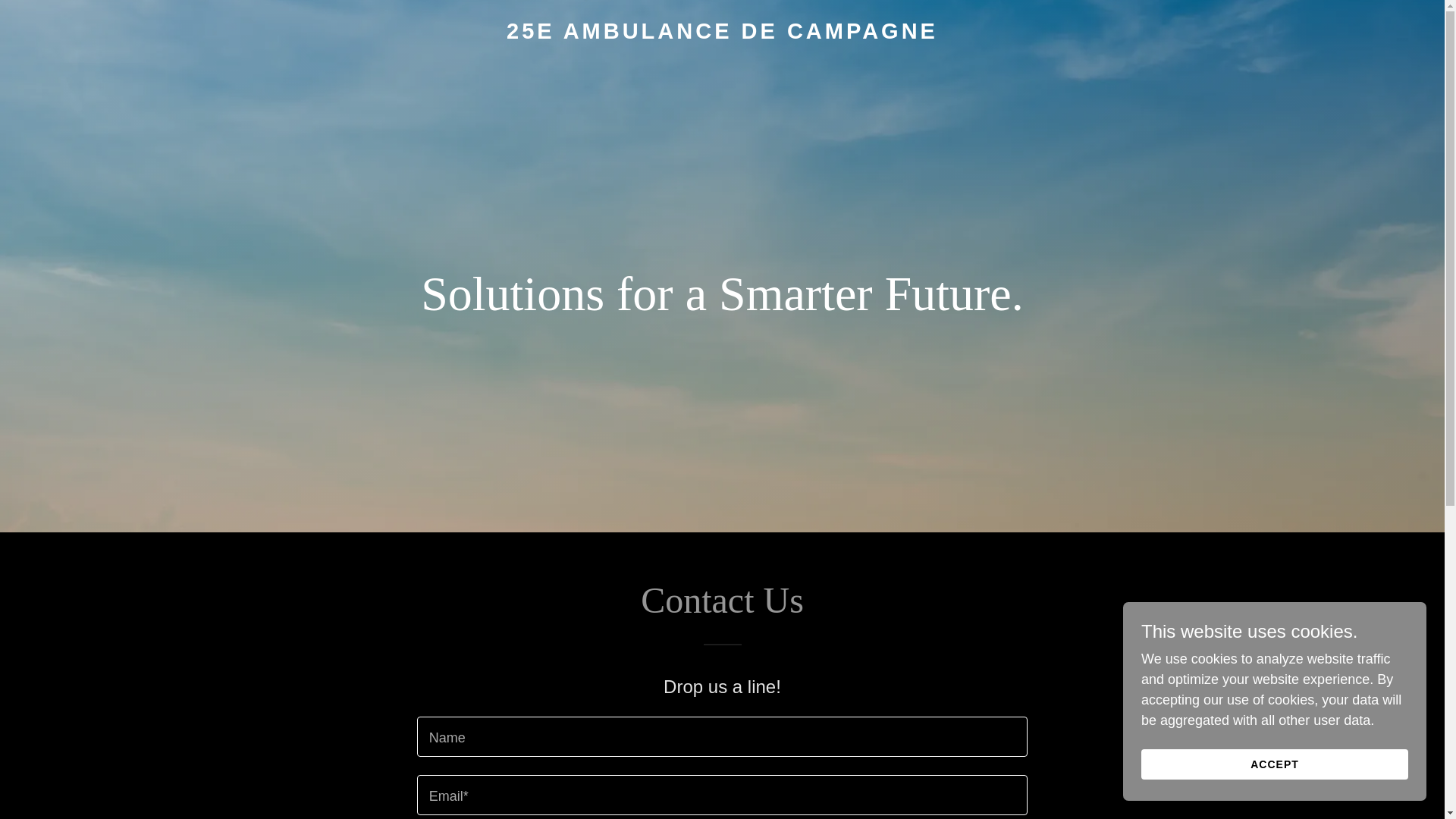 website screenshot of https://25ambc.com/