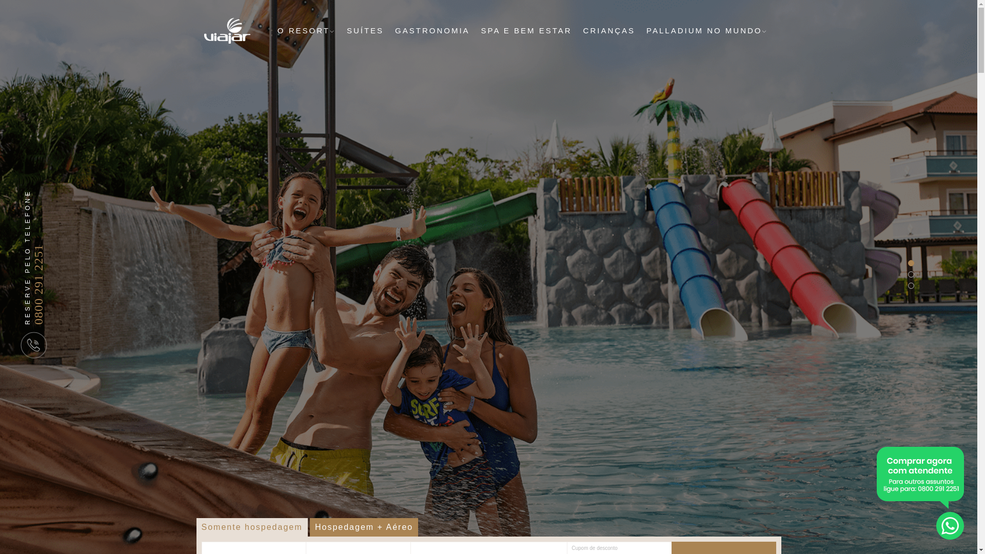 website screenshot of https://grandpalladium.org/