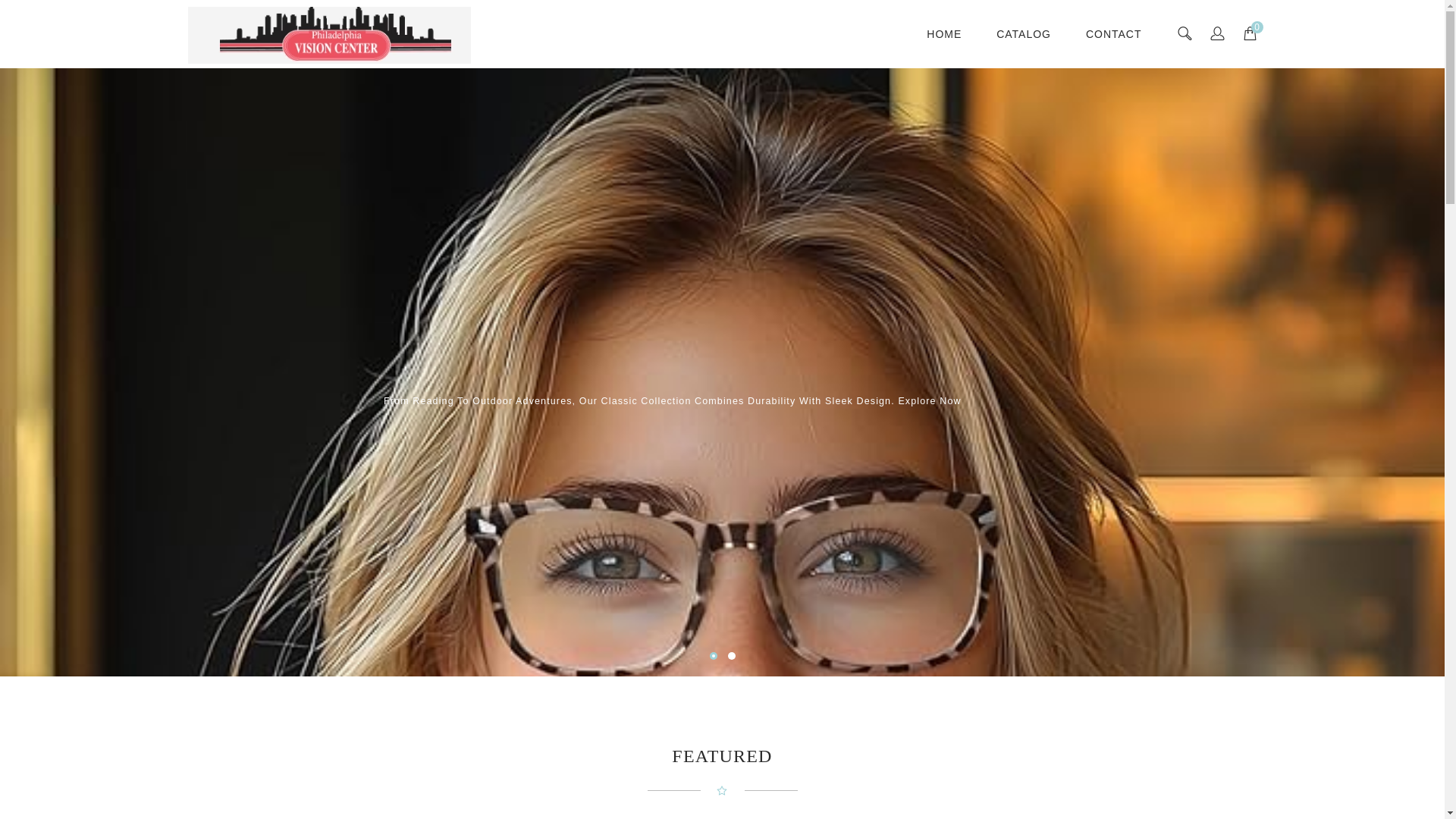 website screenshot of https://philadelphiavision.store/
