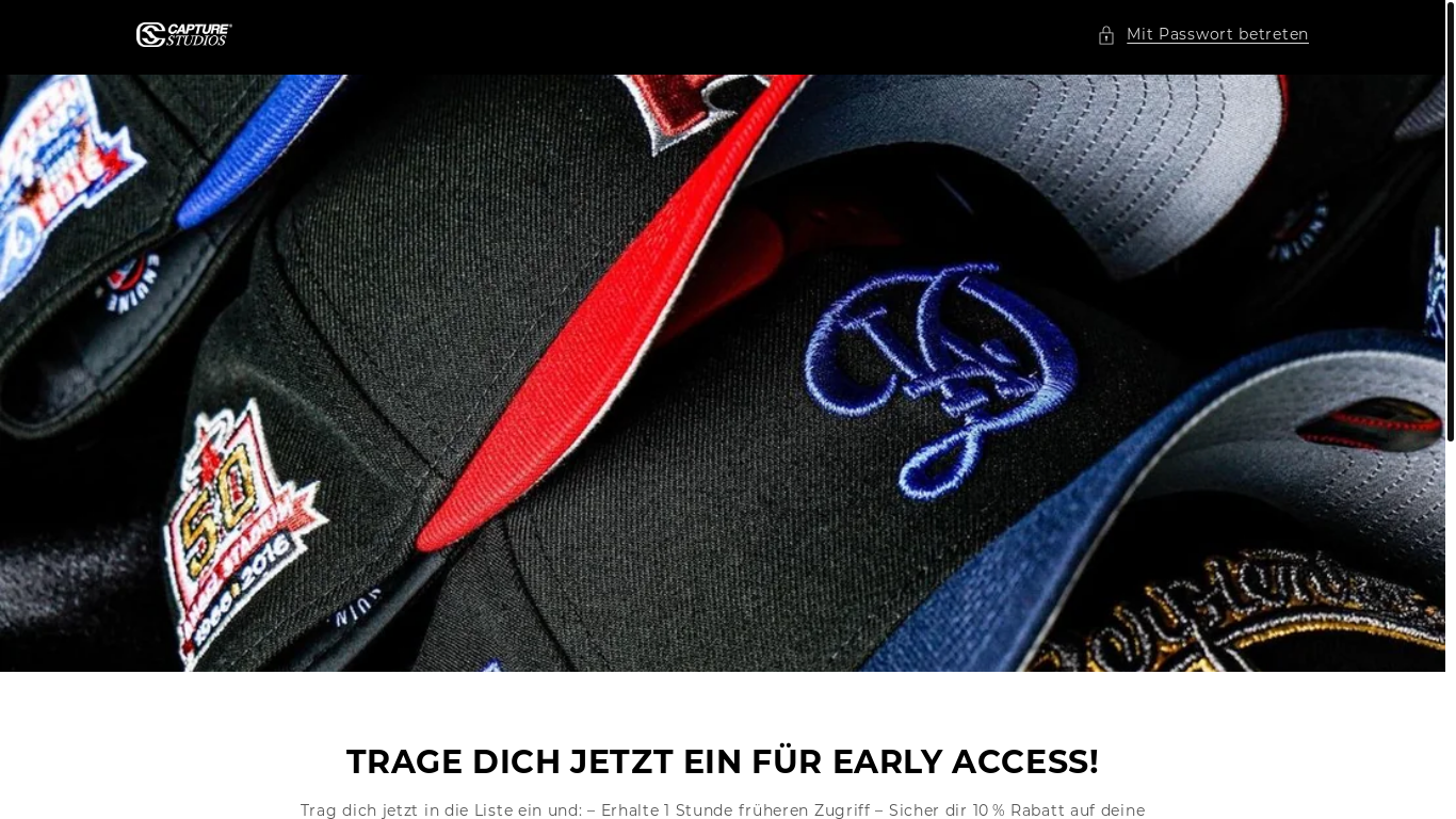 website screenshot of https://capturestudios.de/