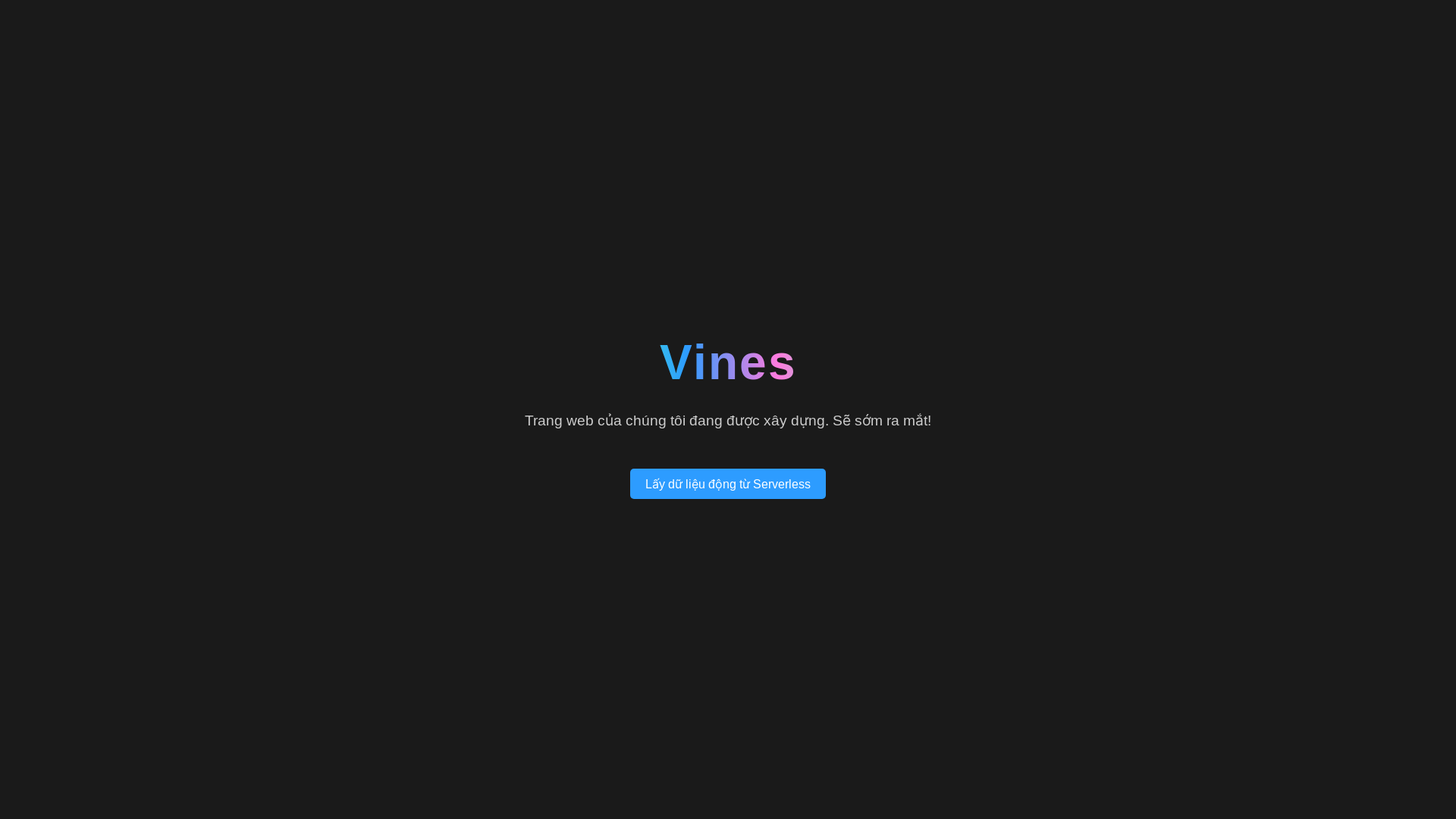 website screenshot of https://vines.pages.dev/