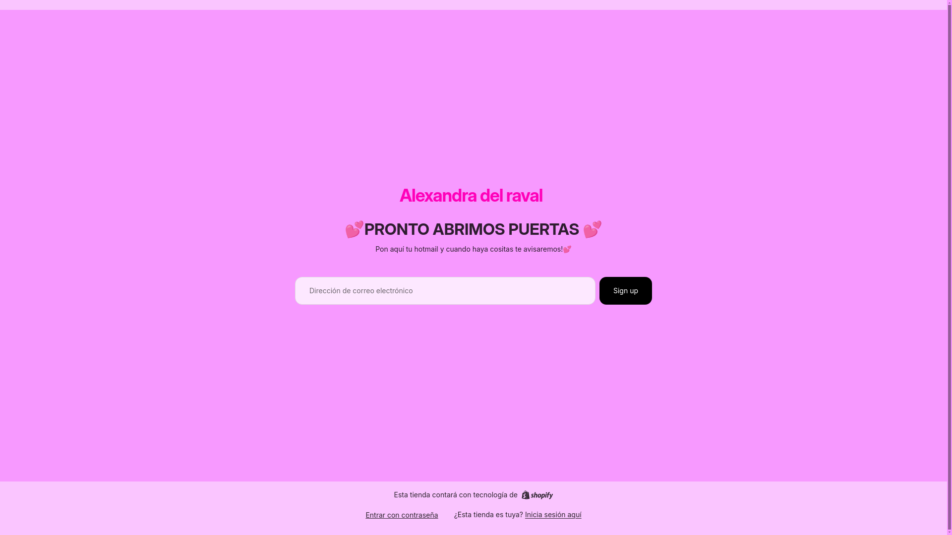 website screenshot of https://alexandradelraval.com/