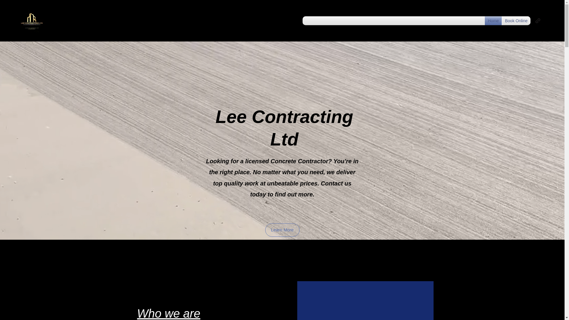 website screenshot of https://leecontractingltd.ca/
