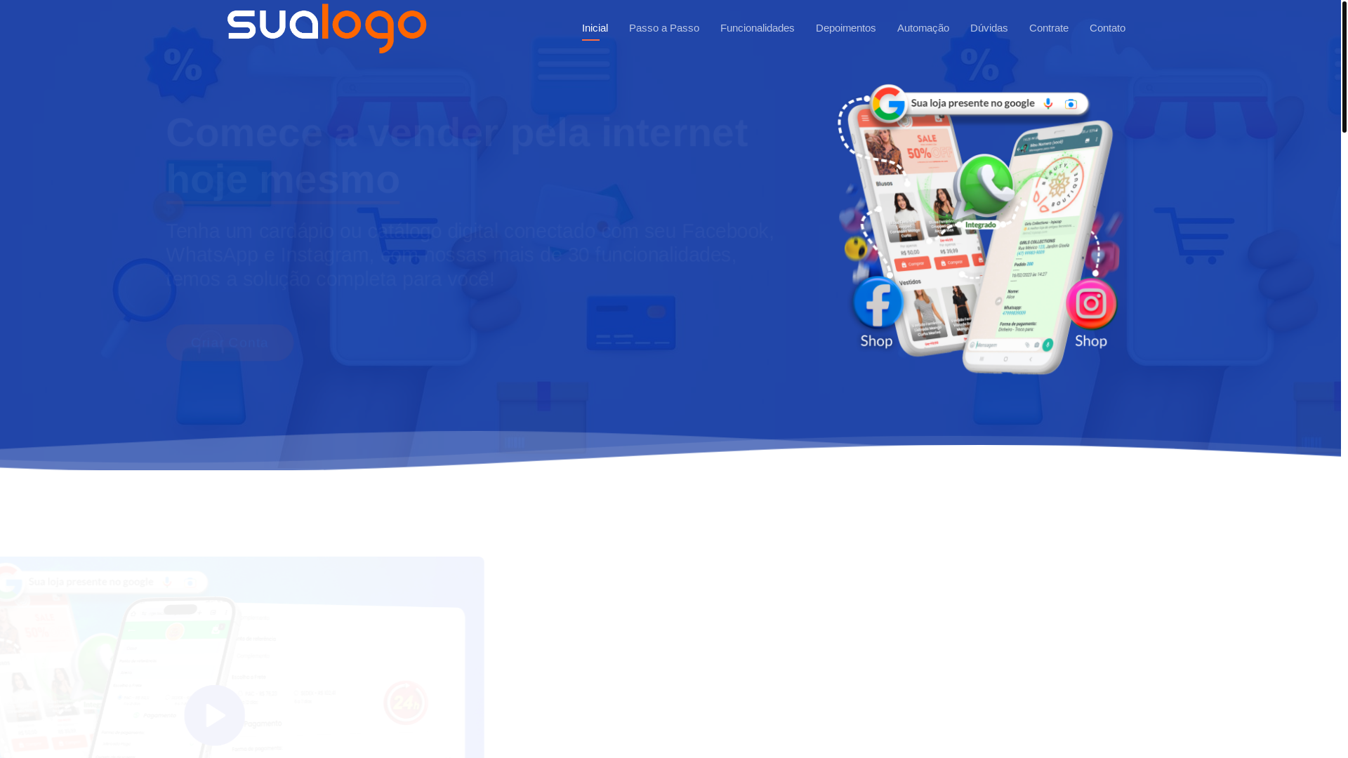 website screenshot of https://indexersystem.com.br/