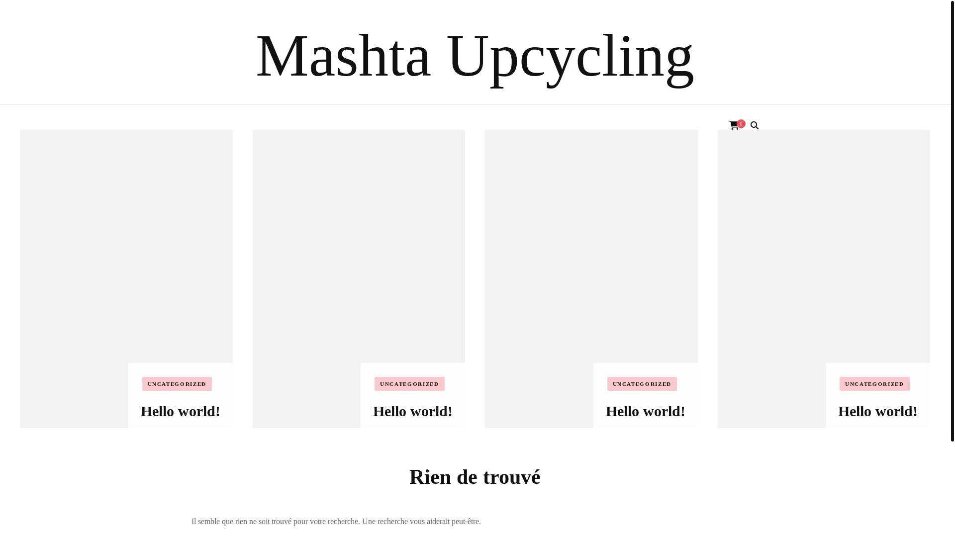 website screenshot of https://mashta-upcycling.com/