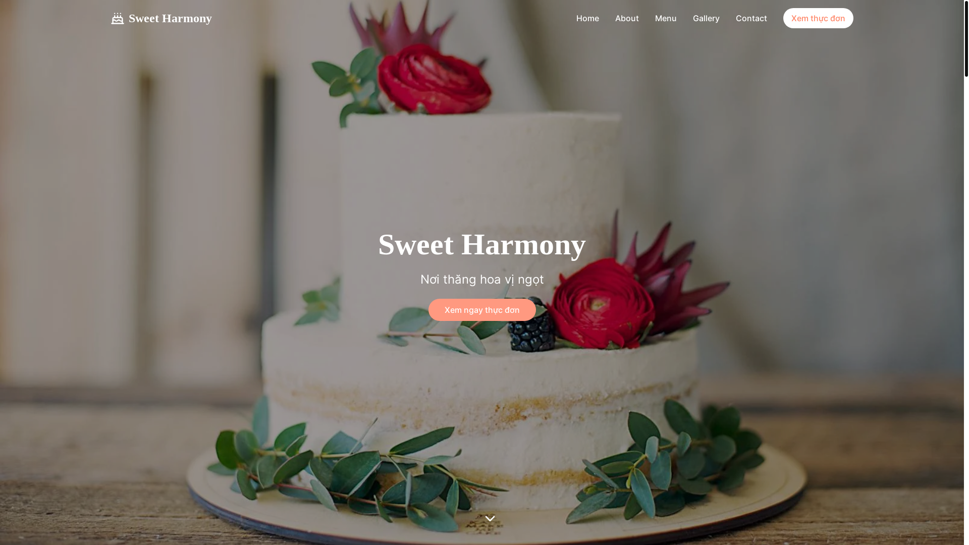 website screenshot of https://babyfivecakes.vn/