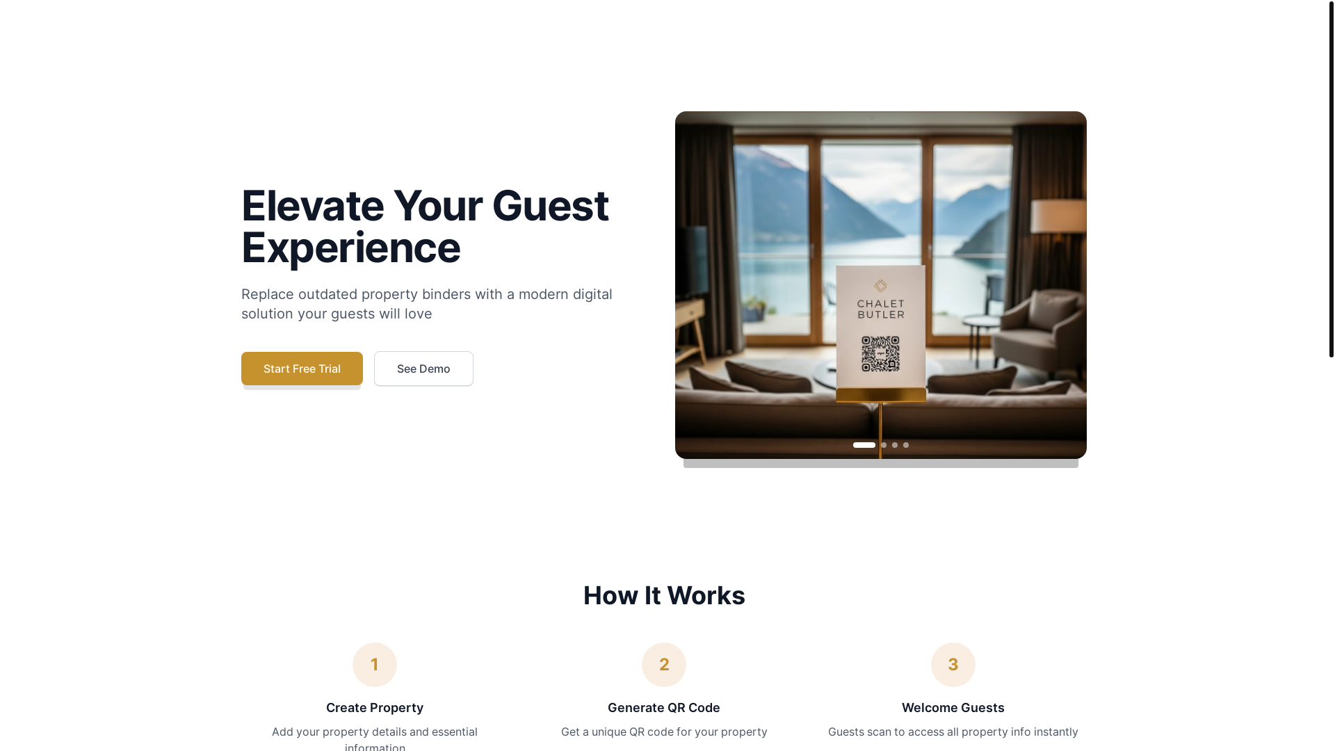 website screenshot of https://chaletbutler.ch/