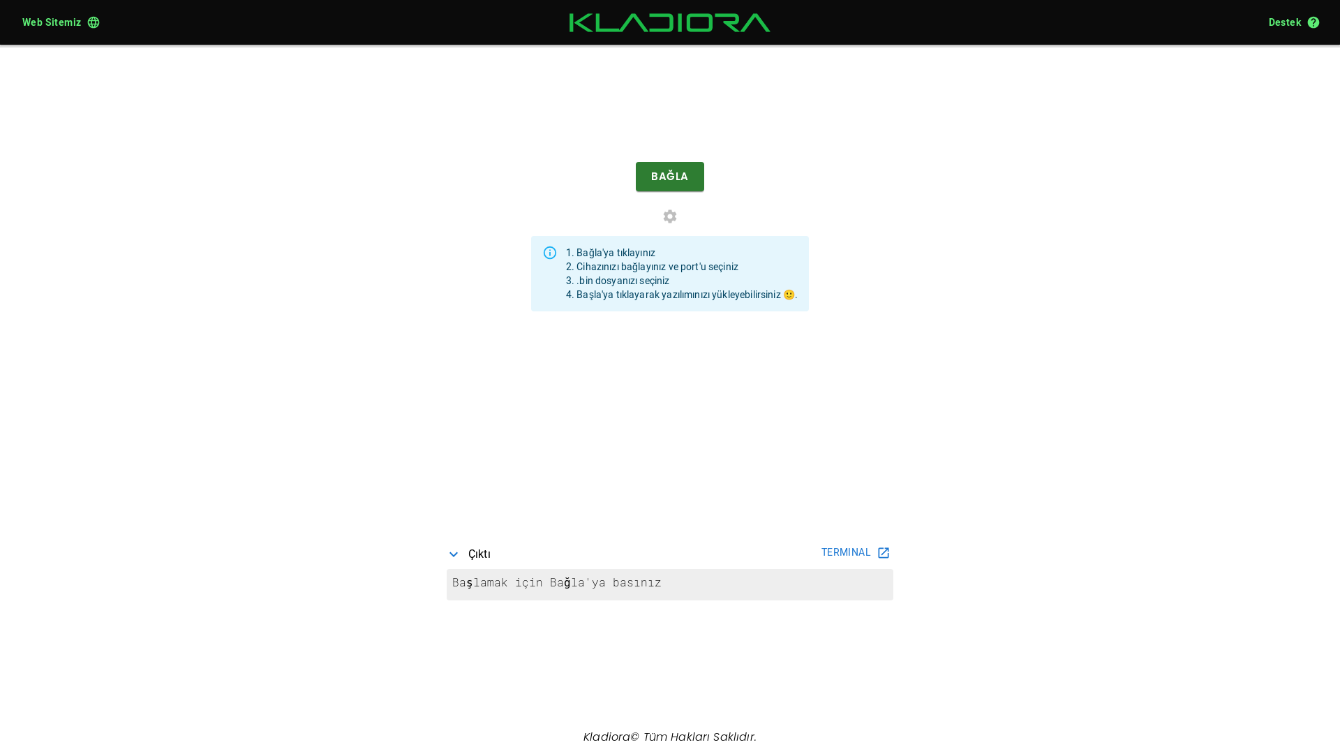 website screenshot of https://yazilim-merkezi.pages.dev/