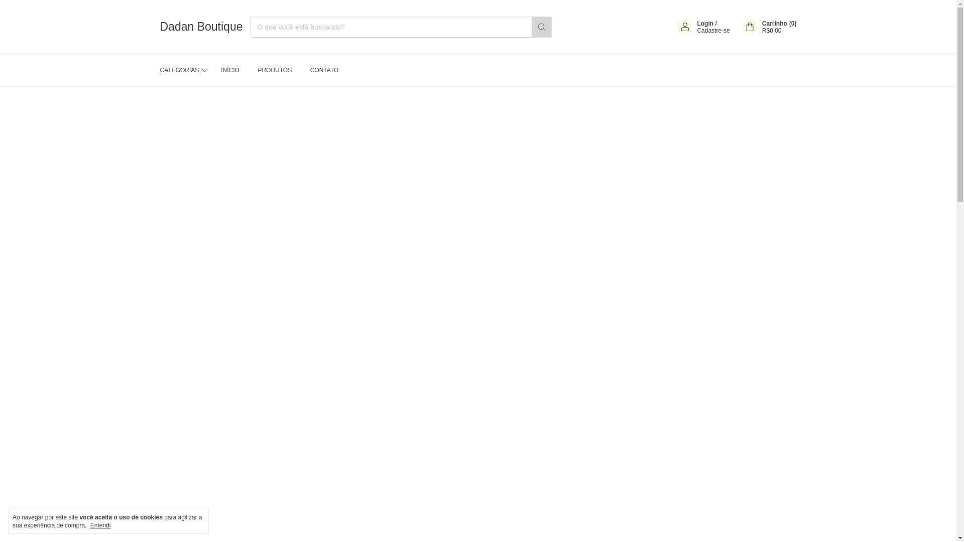 website screenshot of https://dadanboutique.com.br/