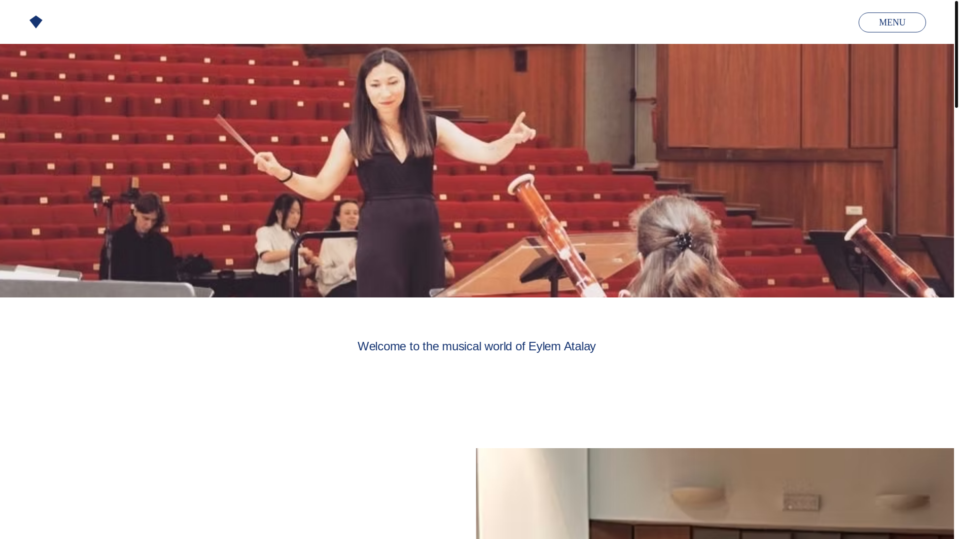 website screenshot of https://eylematalaymusic.com/