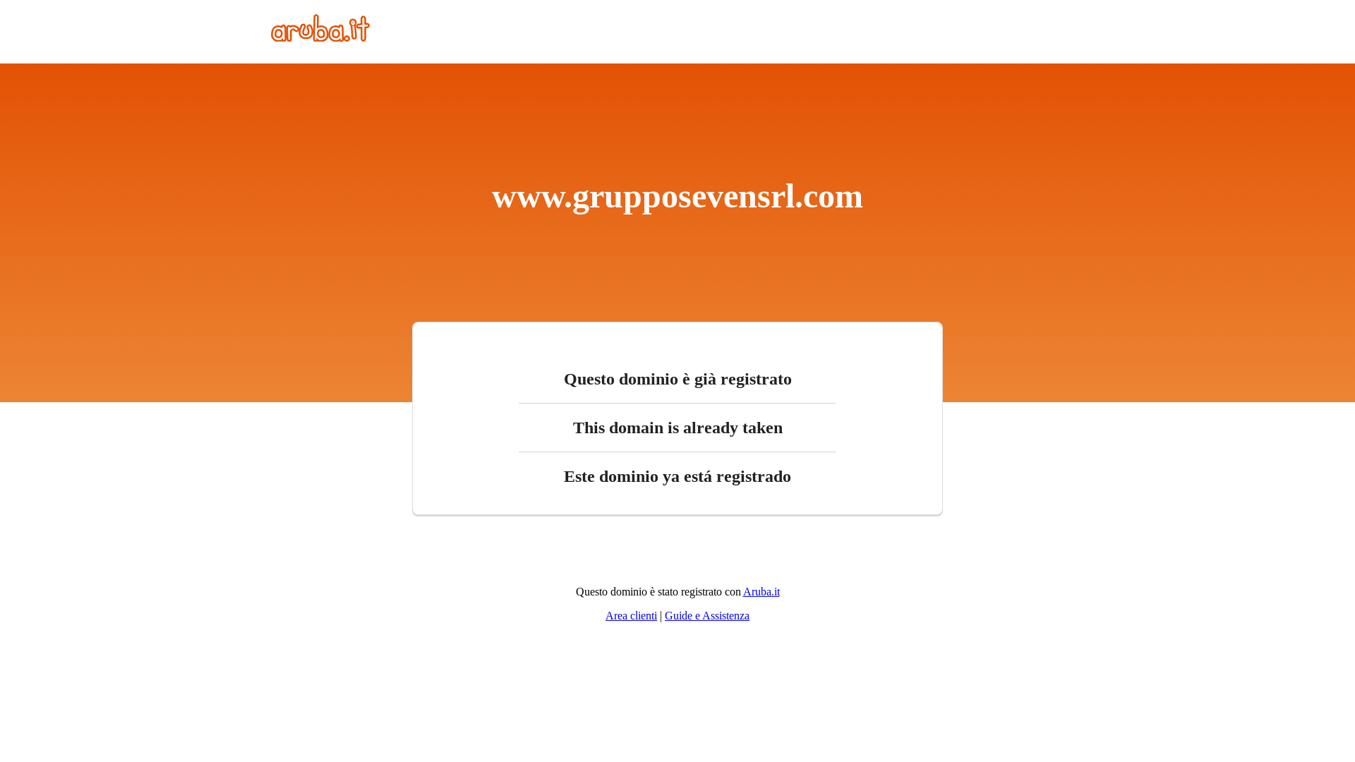 website screenshot of https://grupposevensrl.it/