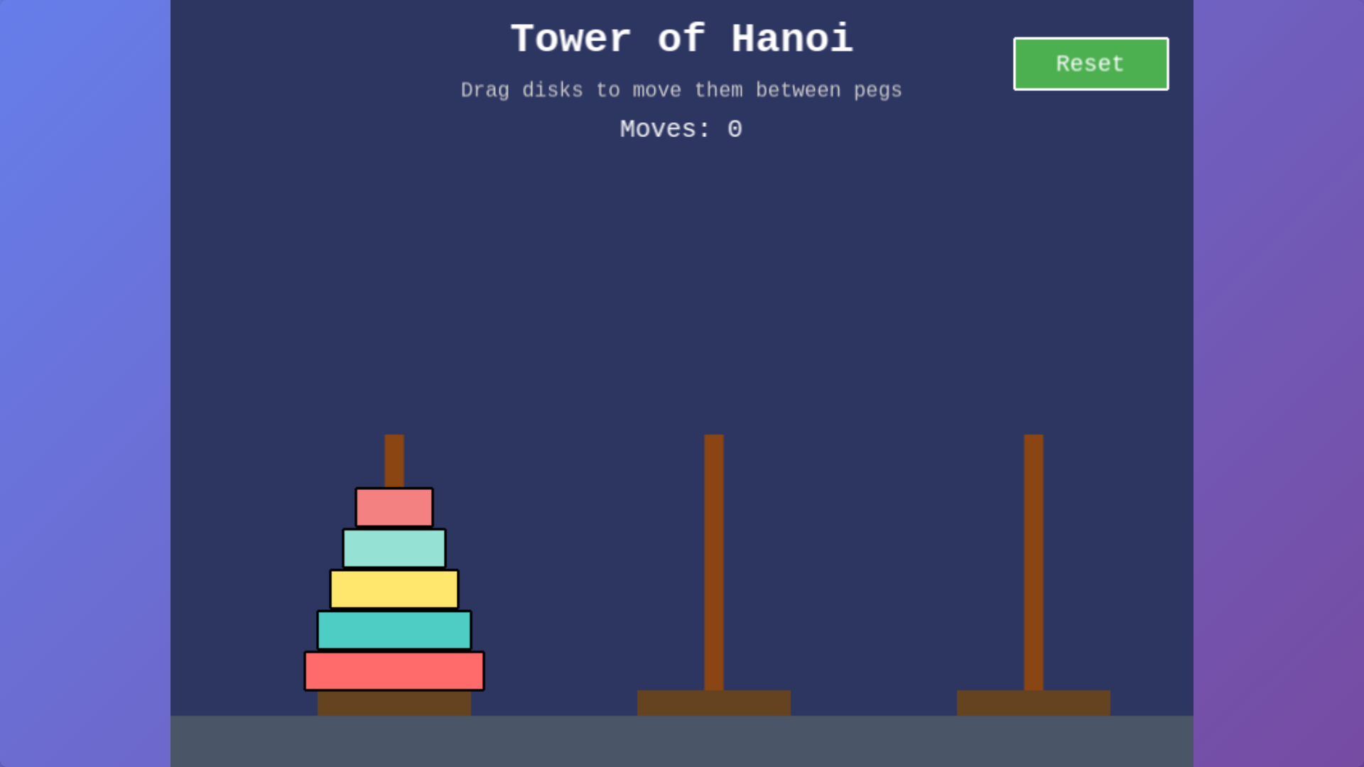 website screenshot of https://tower-of-hanoi-5ew.pages.dev/