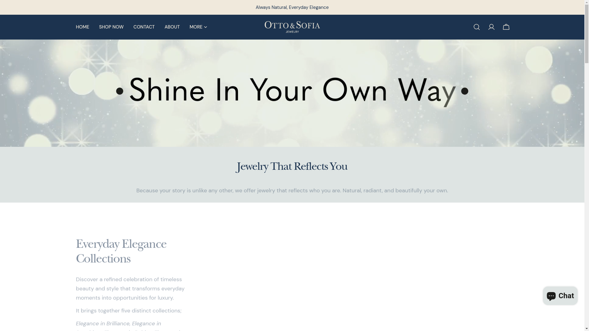 website screenshot of https://ottoandsofiajewelry.com/