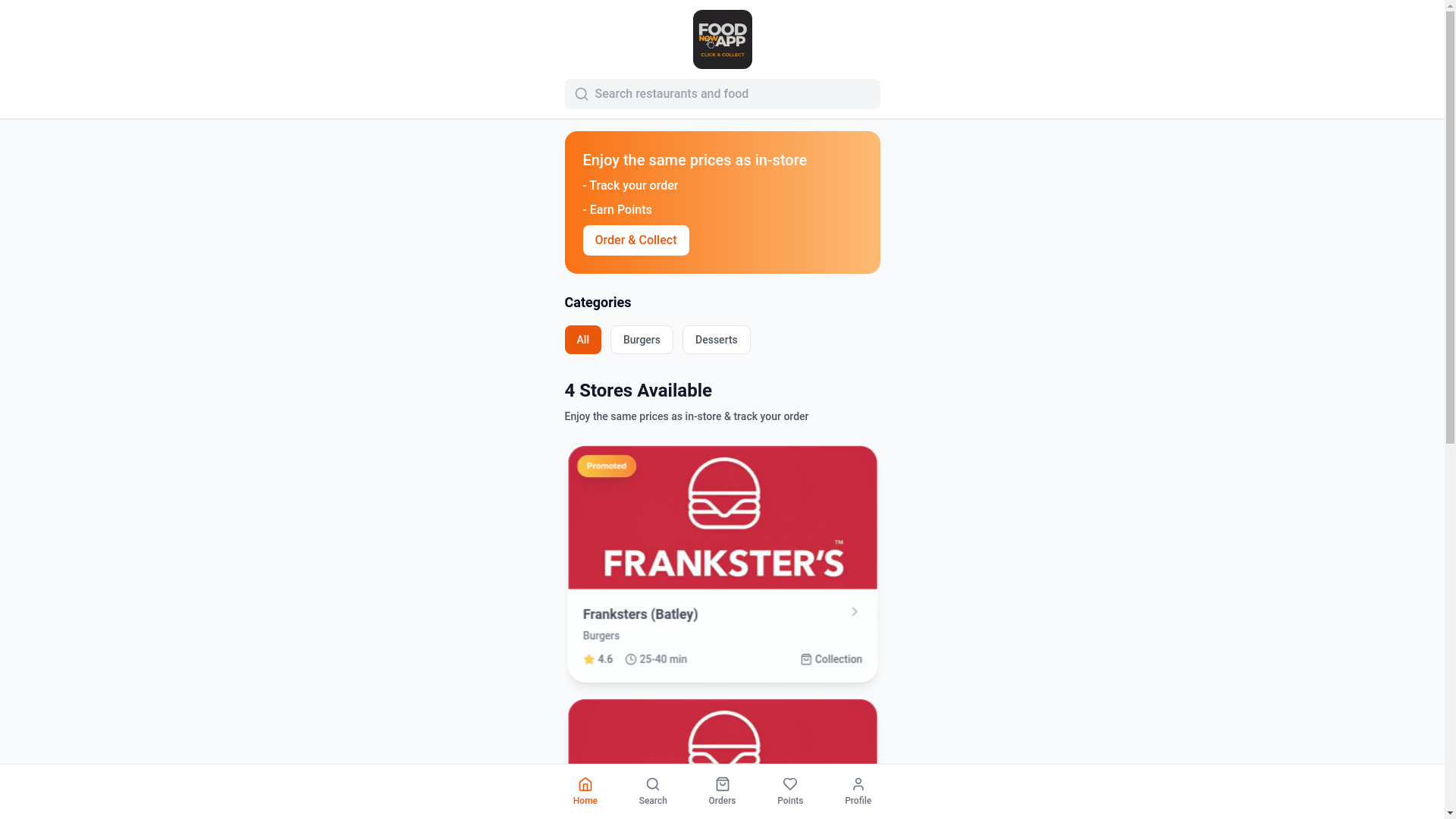 website screenshot of https://artificialx-onlinemenu-app.pages.dev/