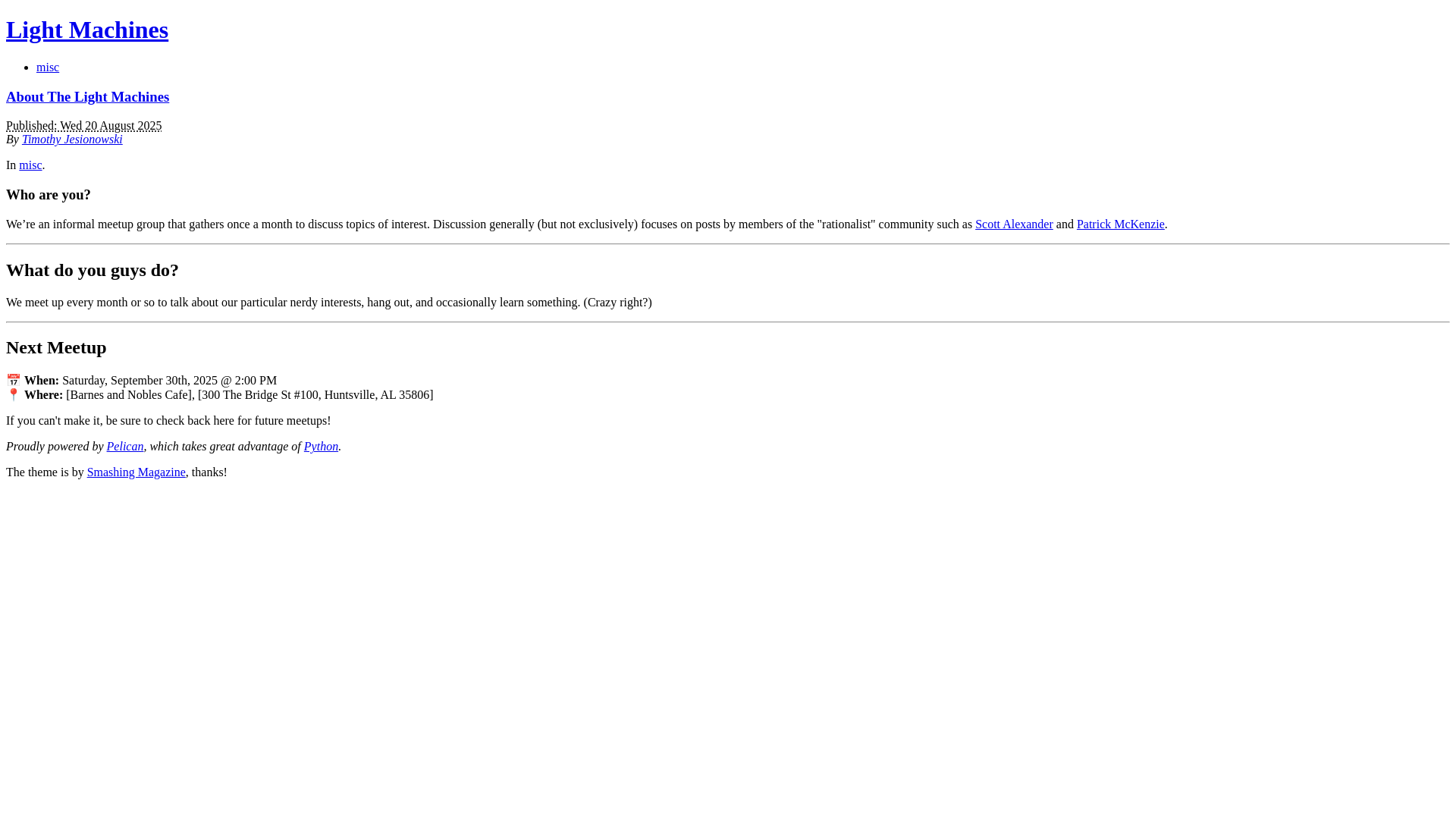 website screenshot of https://light-machines-org.pages.dev/