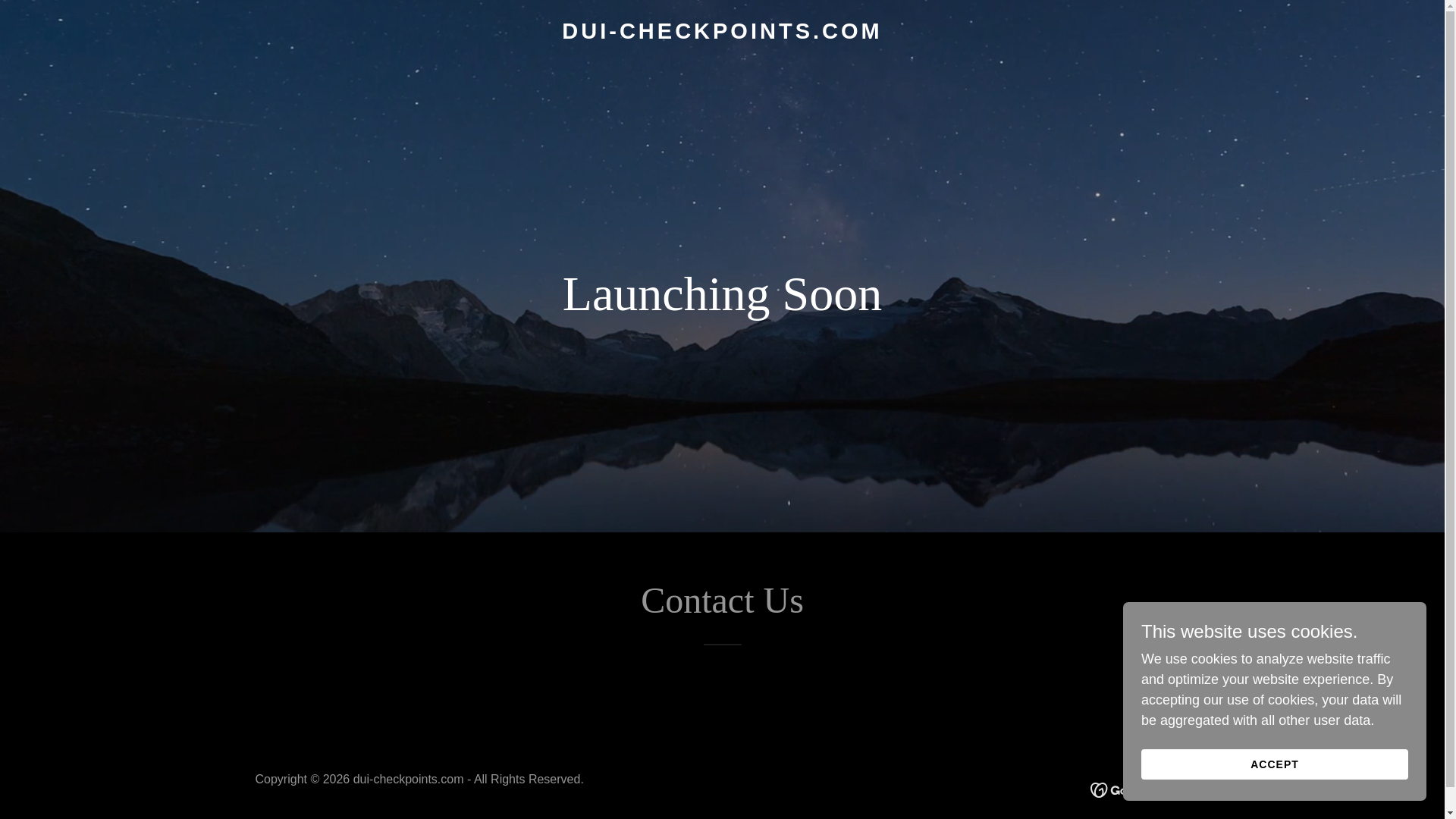 website screenshot of https://dui-checkpoints.com/
