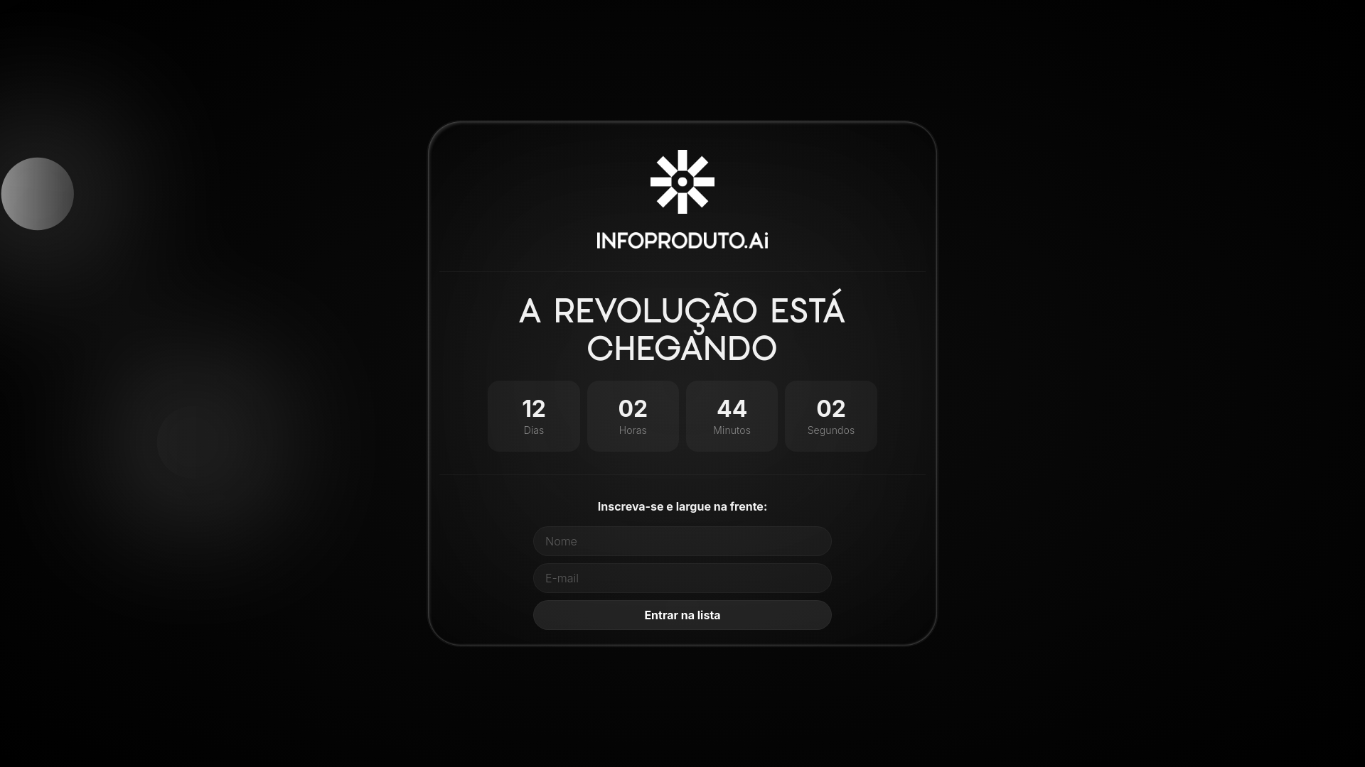 website screenshot of https://lancamento.ai/
