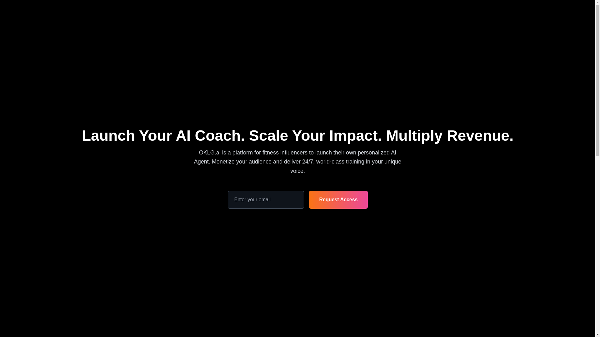 website screenshot of https://oklg-landing.pages.dev/