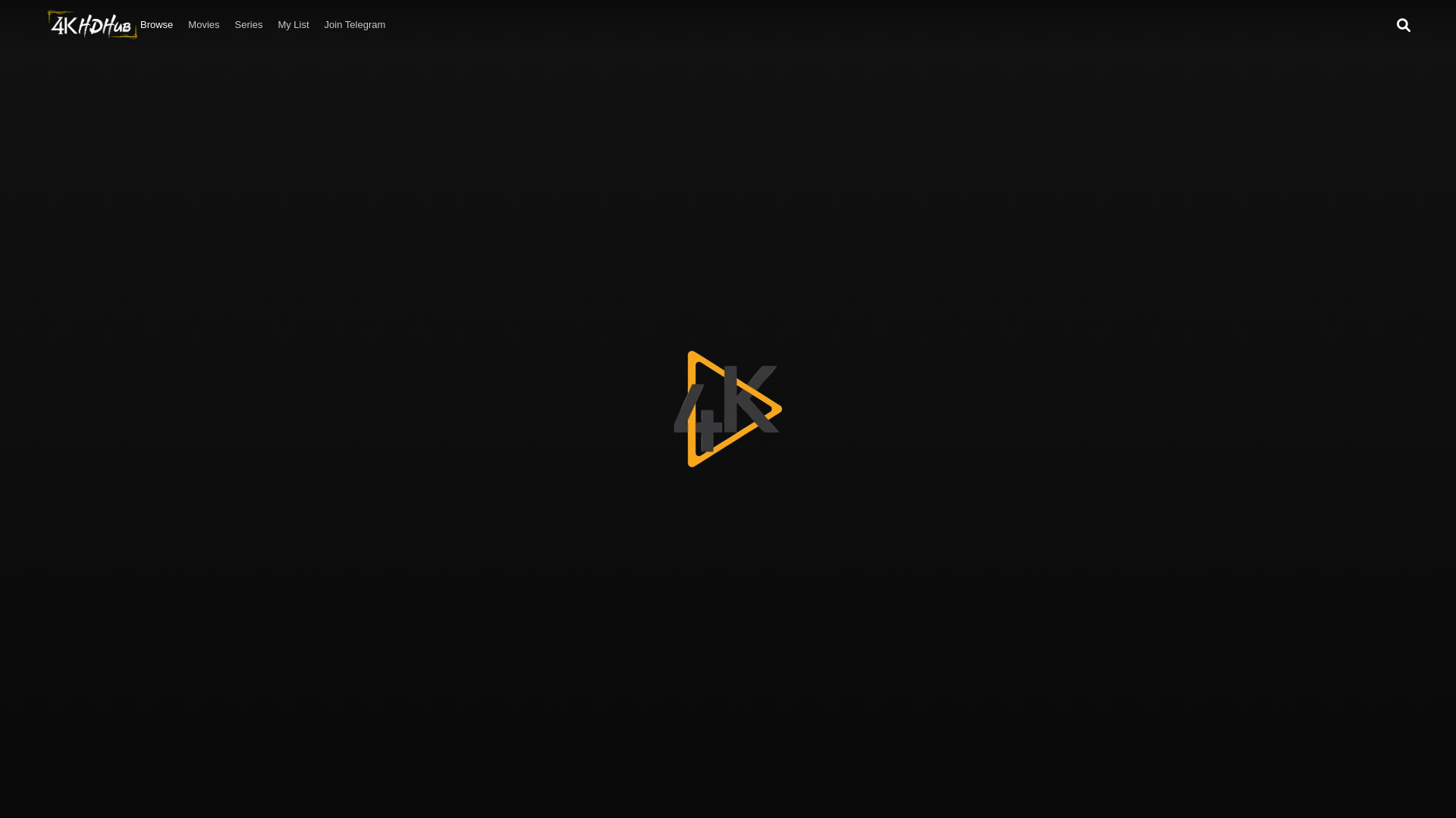 website screenshot of https://www.4khdhub.store/