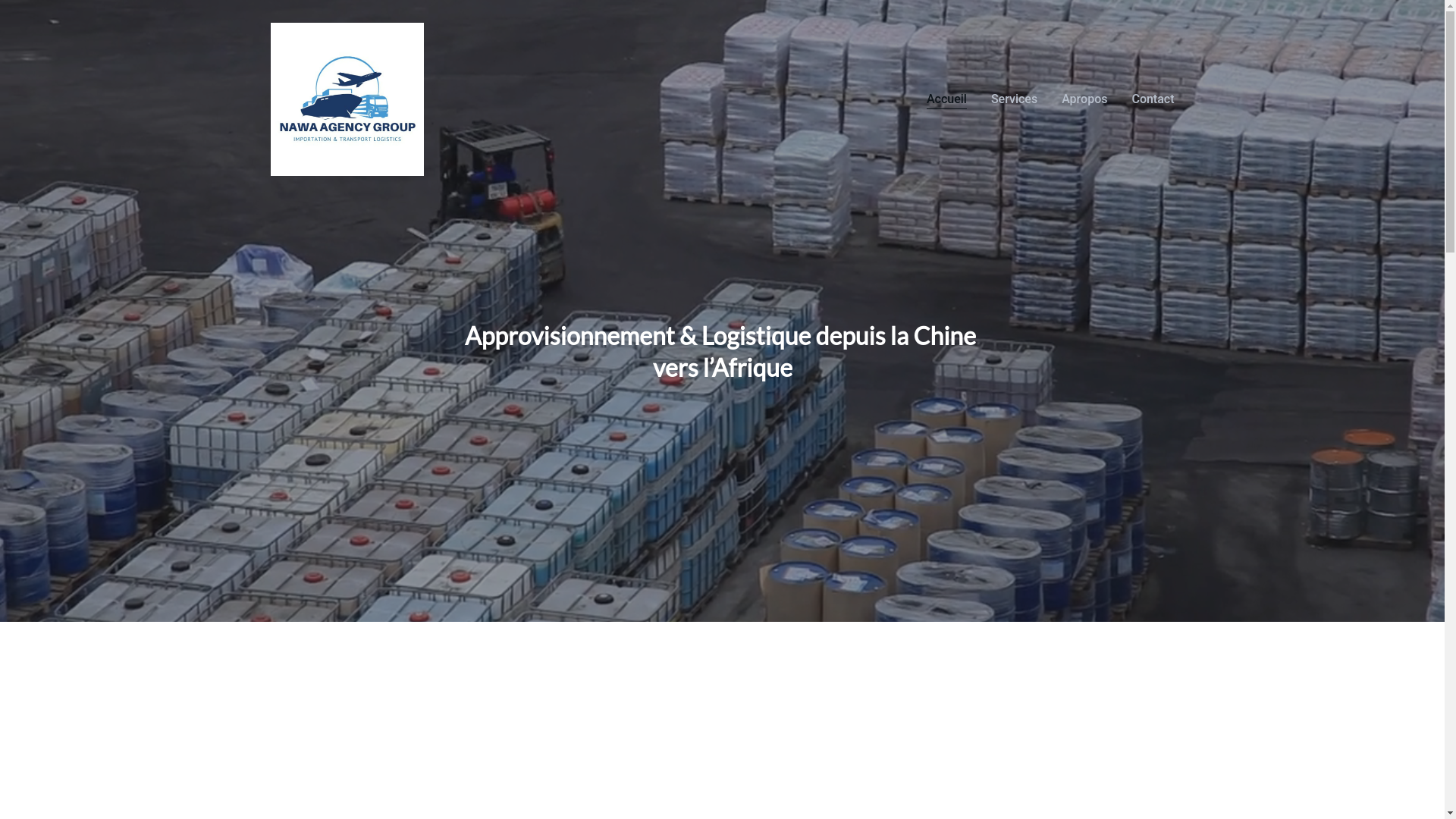 website screenshot of https://nawaagencygroup.com/