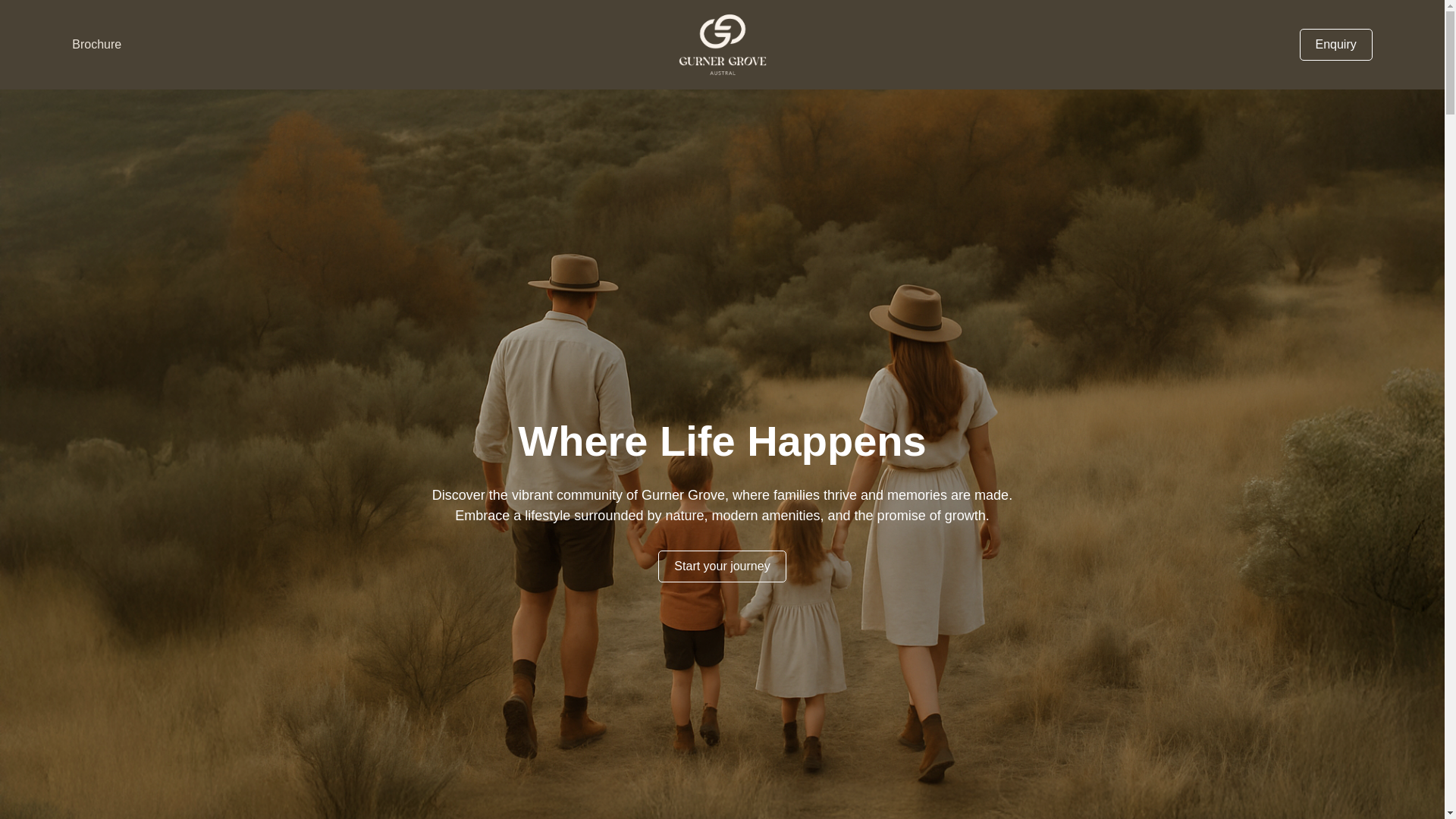 website screenshot of https://gurner-grove-estate.com.au/