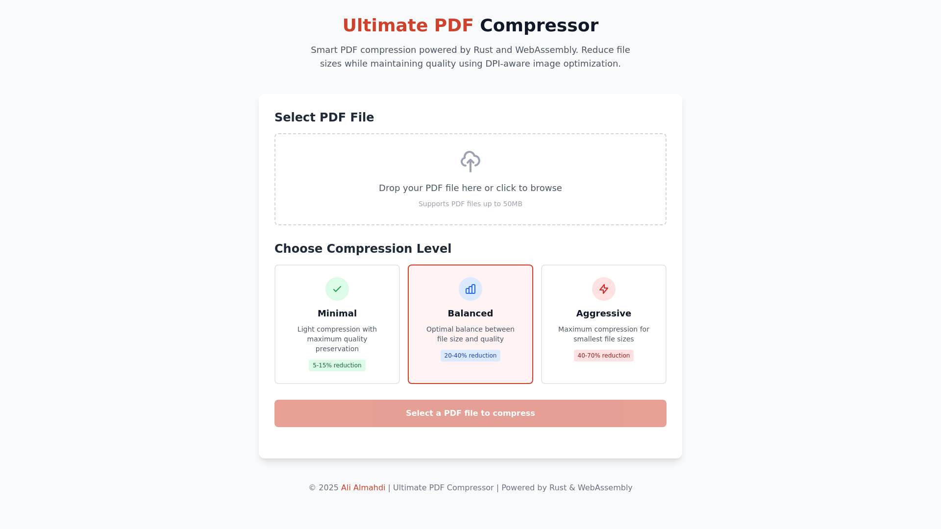 website screenshot of https://pdf-compress-test.pages.dev/