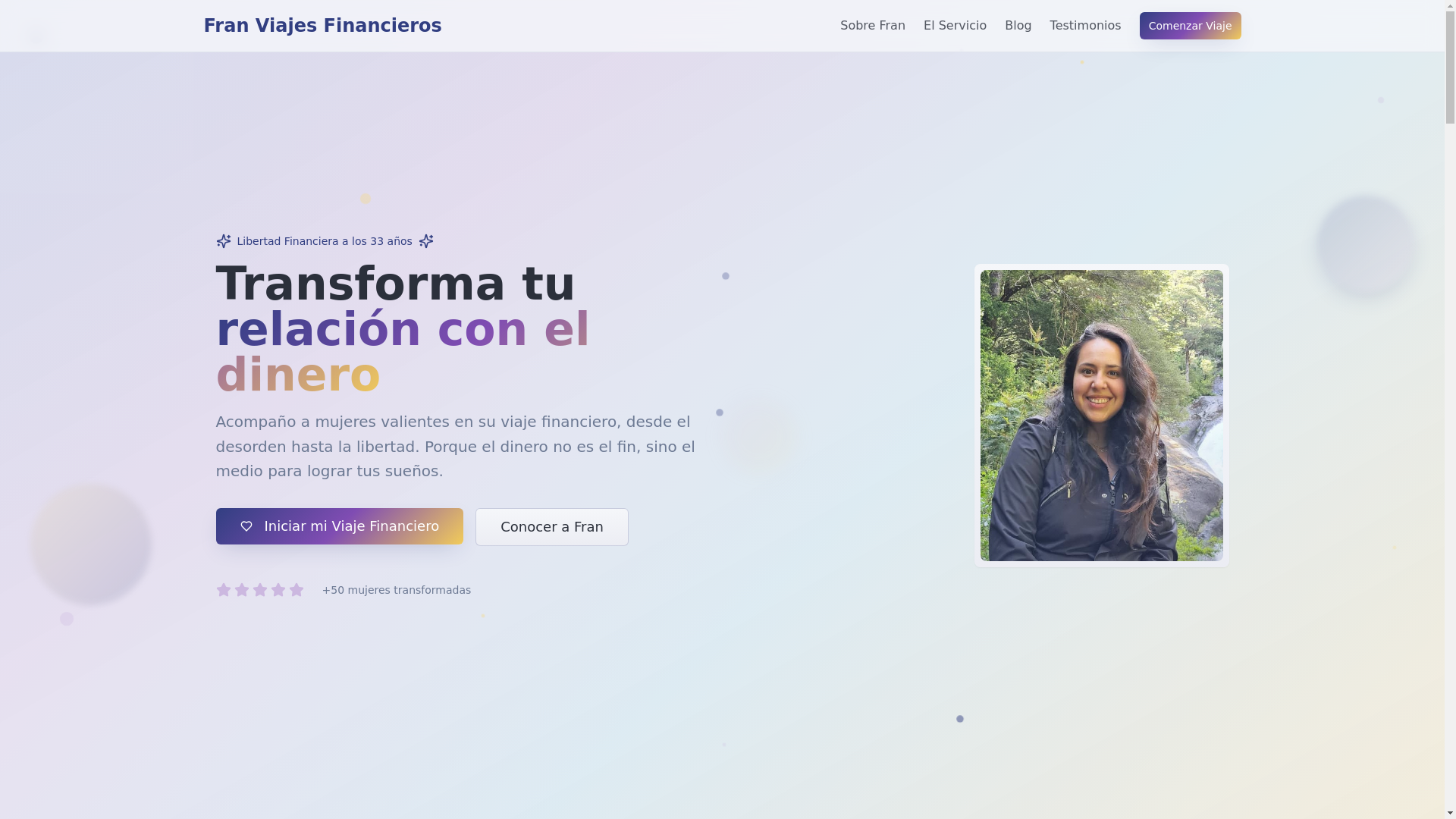 website screenshot of https://olafran.cl/