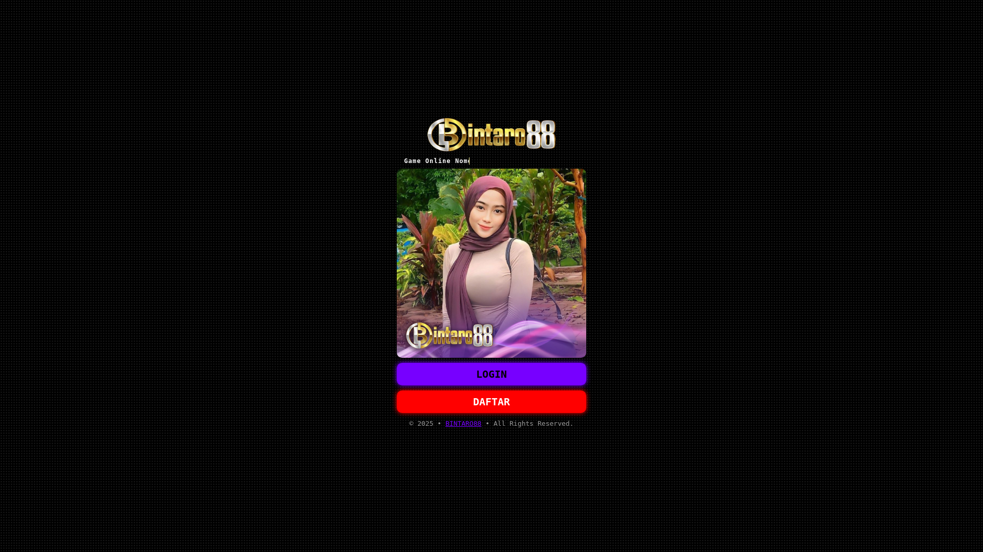 website screenshot of https://bintaro88-tuanmuda.pages.dev/