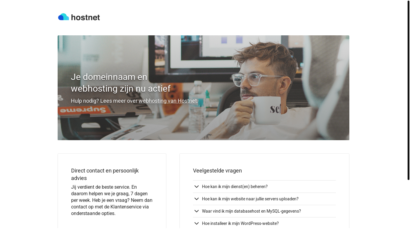 website screenshot of https://hovenier-online.nl/
