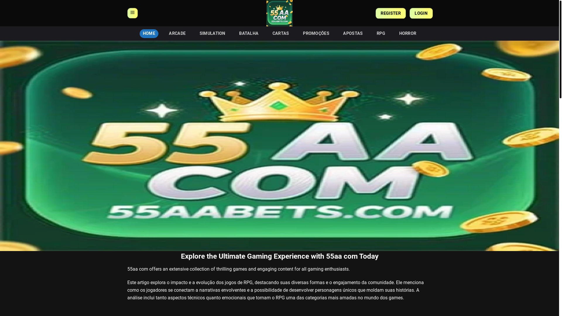 website screenshot of https://55aabets.com/